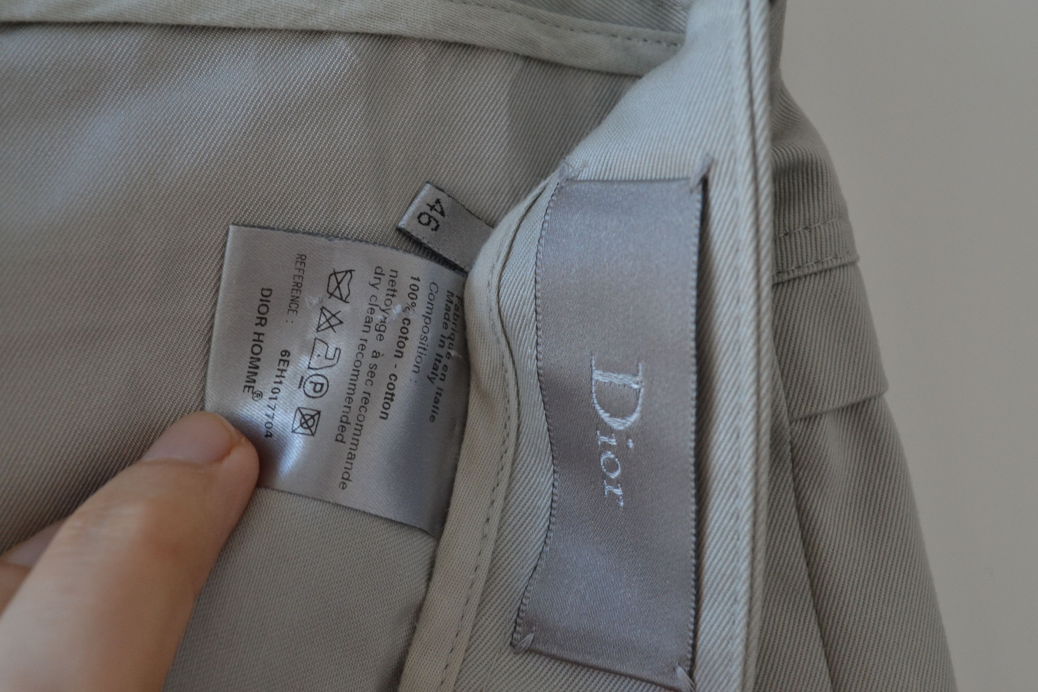 Dior DIOR Pants Cargo Trousers Pockets Cotton Beige Khaki Size US 30 / EU 46 - 7 Thumbnail