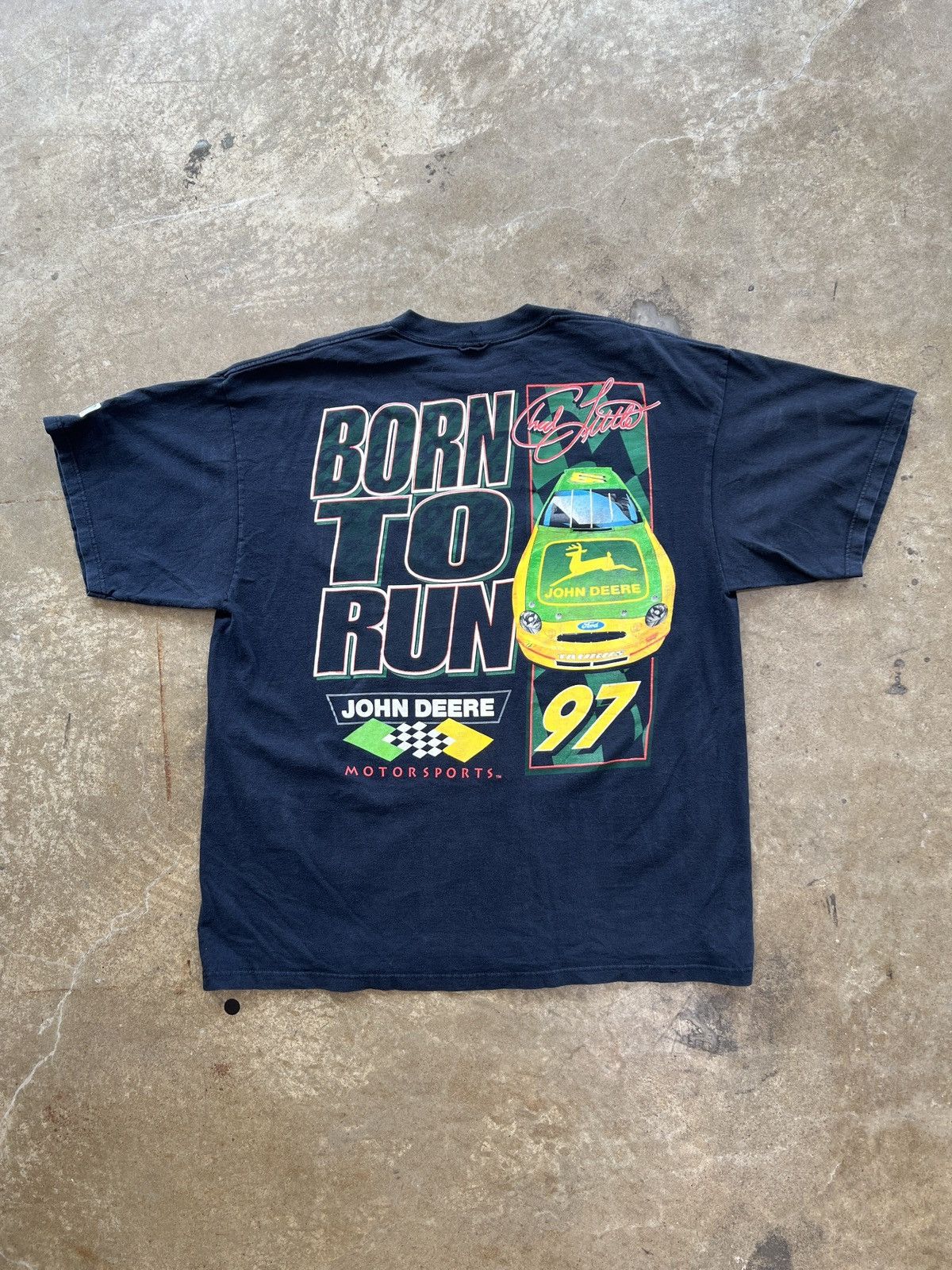 NASCAR Vintage 1998 NASCAR Chad Little John Deere Reflections XXL Size US XXL / EU 58 / 5 - 5 Thumbnail