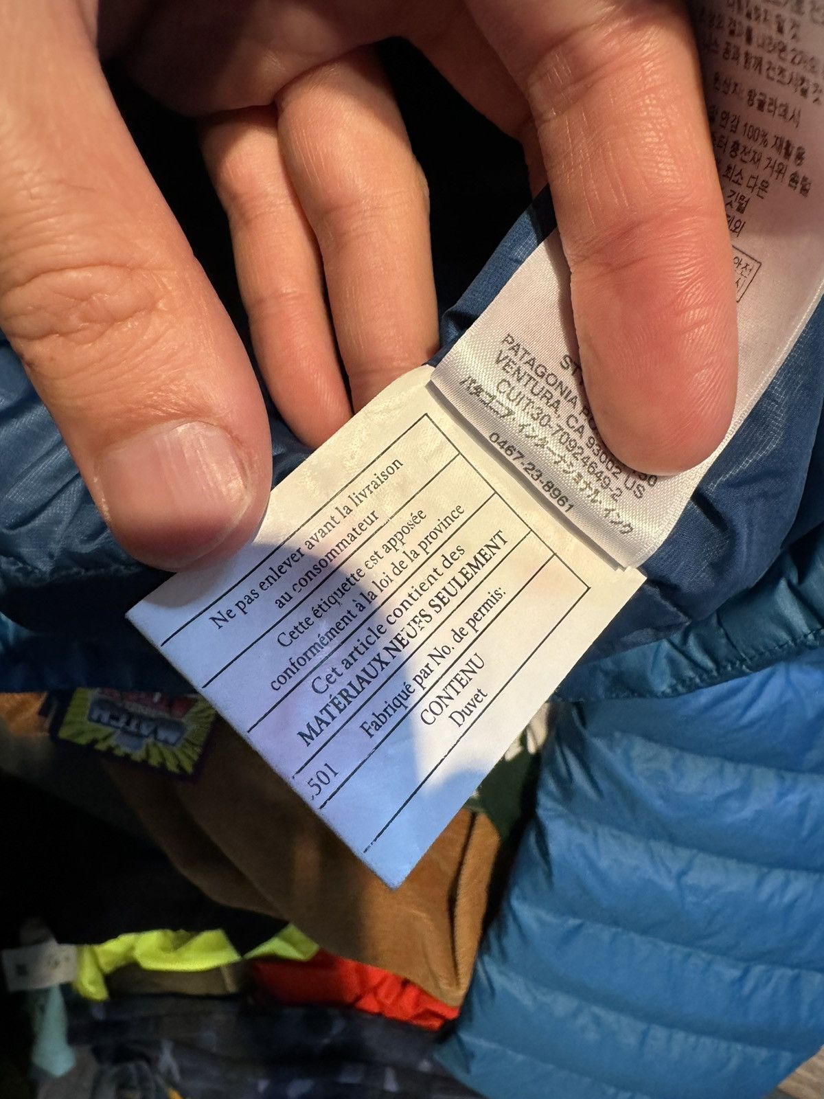 Patagonia Men’s Patagonia Down Sweater Jacket Quilted Blue goose Sz XS Size US XS / EU 42 / 0 - 8 Thumbnail