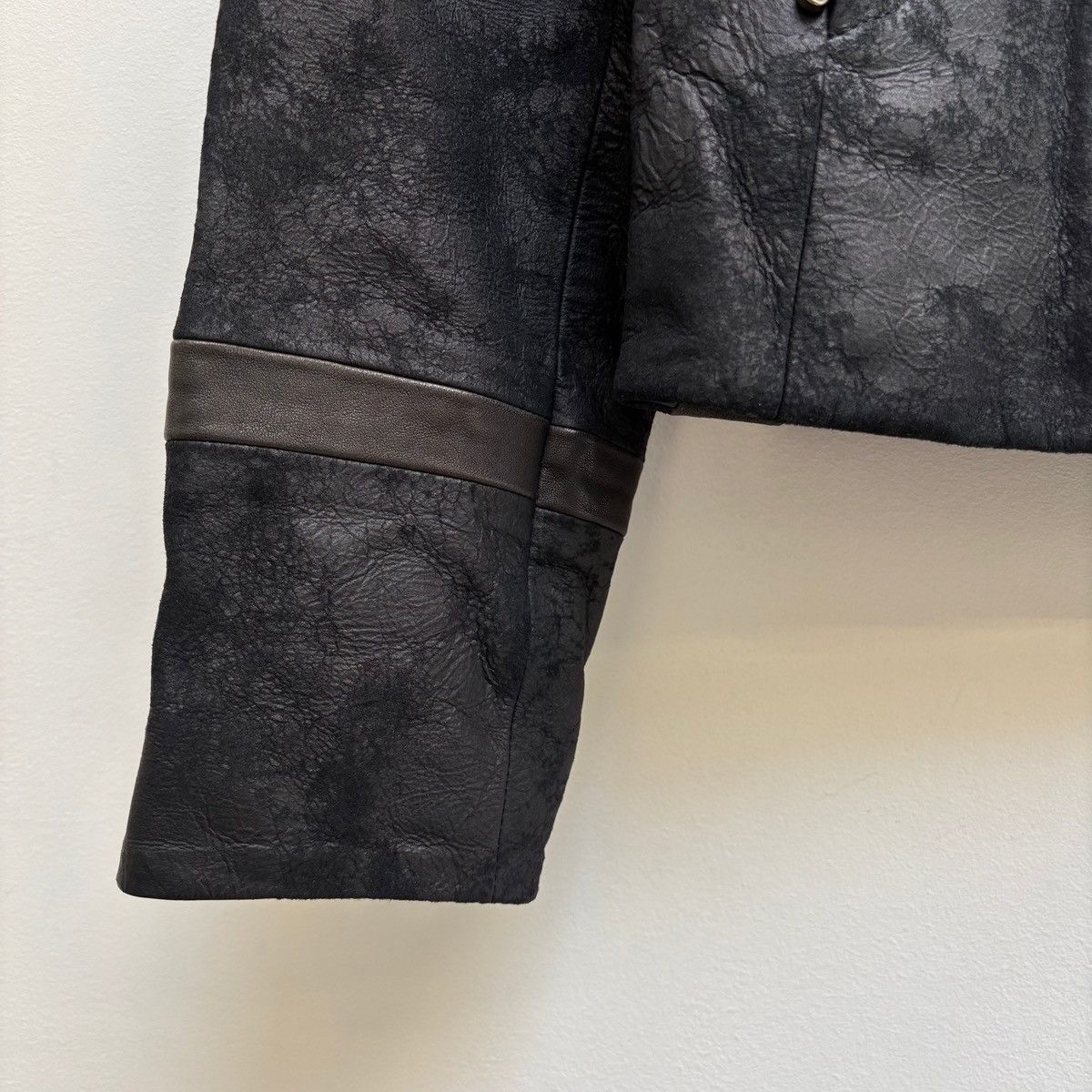 Julius Julius_7 Leather & Suede Biker Jacket Size US S / EU 44-46 / 1 - 8 Thumbnail