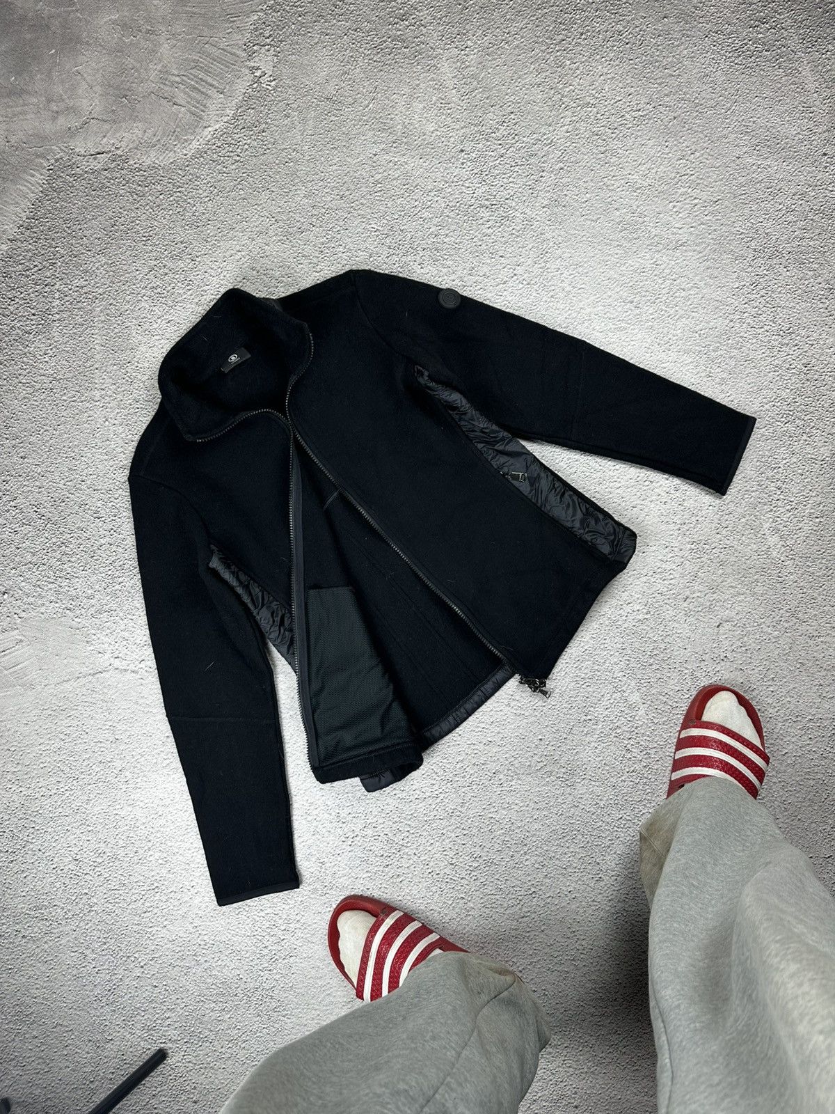 Bogner Vintage Bogner Wool Jacket Nylon Patch Full Zip Coat Size M / US 6-8 / IT 42-44 - 1 Thumbnail
