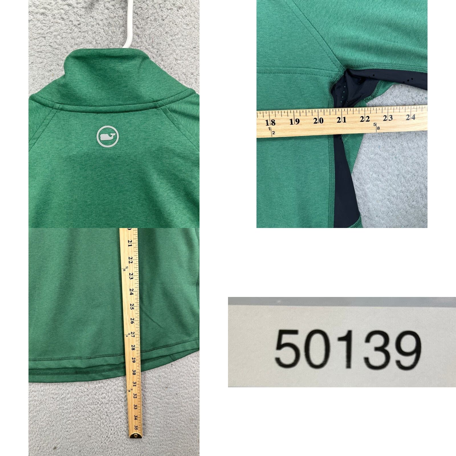 Vineyard Vines Vineyard Vines Pullover Sweatshirt Mens Large Performance Green Stretch Athletic Shirt Size US L / EU 52-54 / 3 - 8 Thumbnail