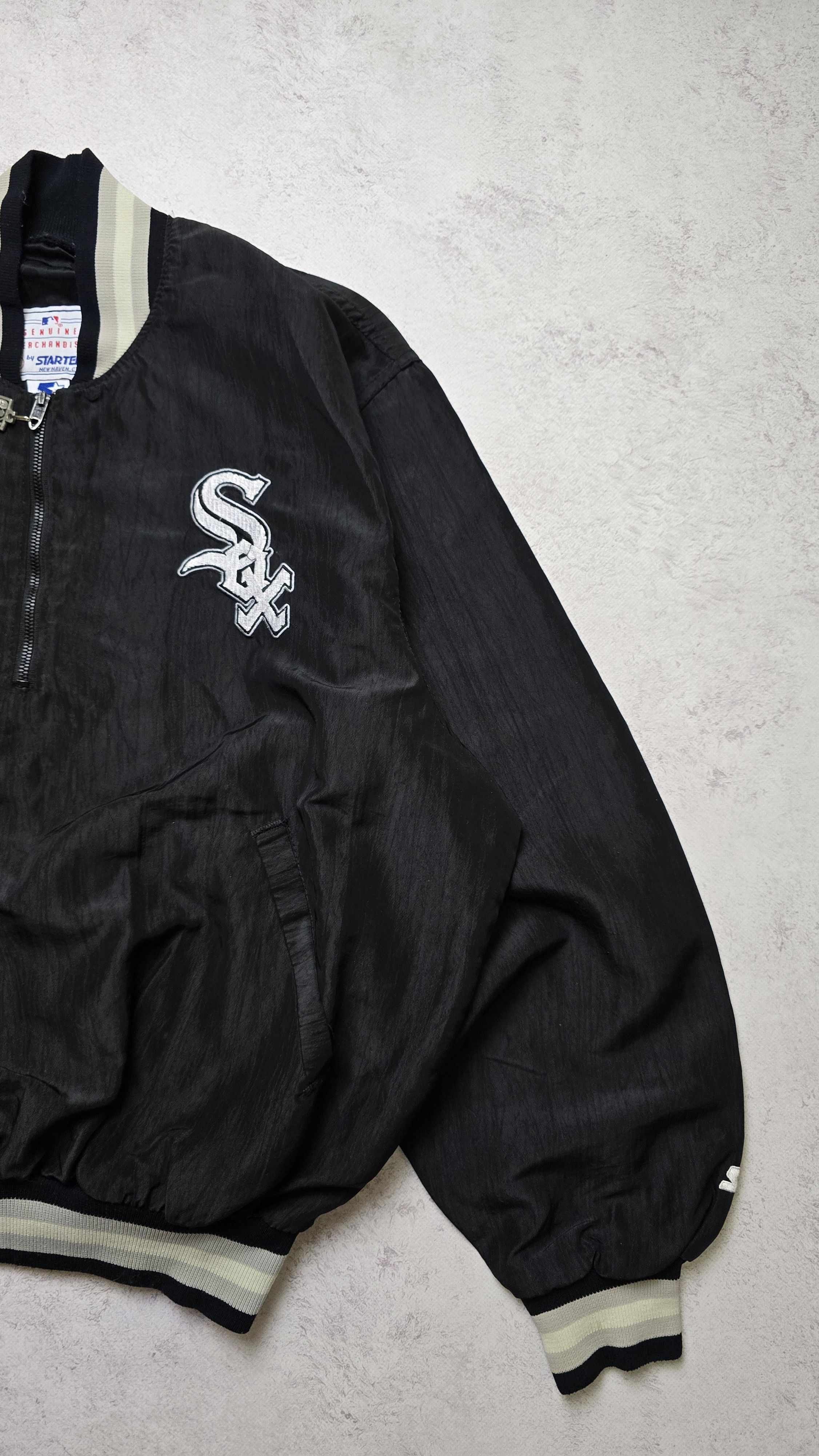 Starter VTG Starter Chicago White Sox Jacket MLB Pullover Half Zip Size US L / EU 52-54 / 3 - 8 Thumbnail