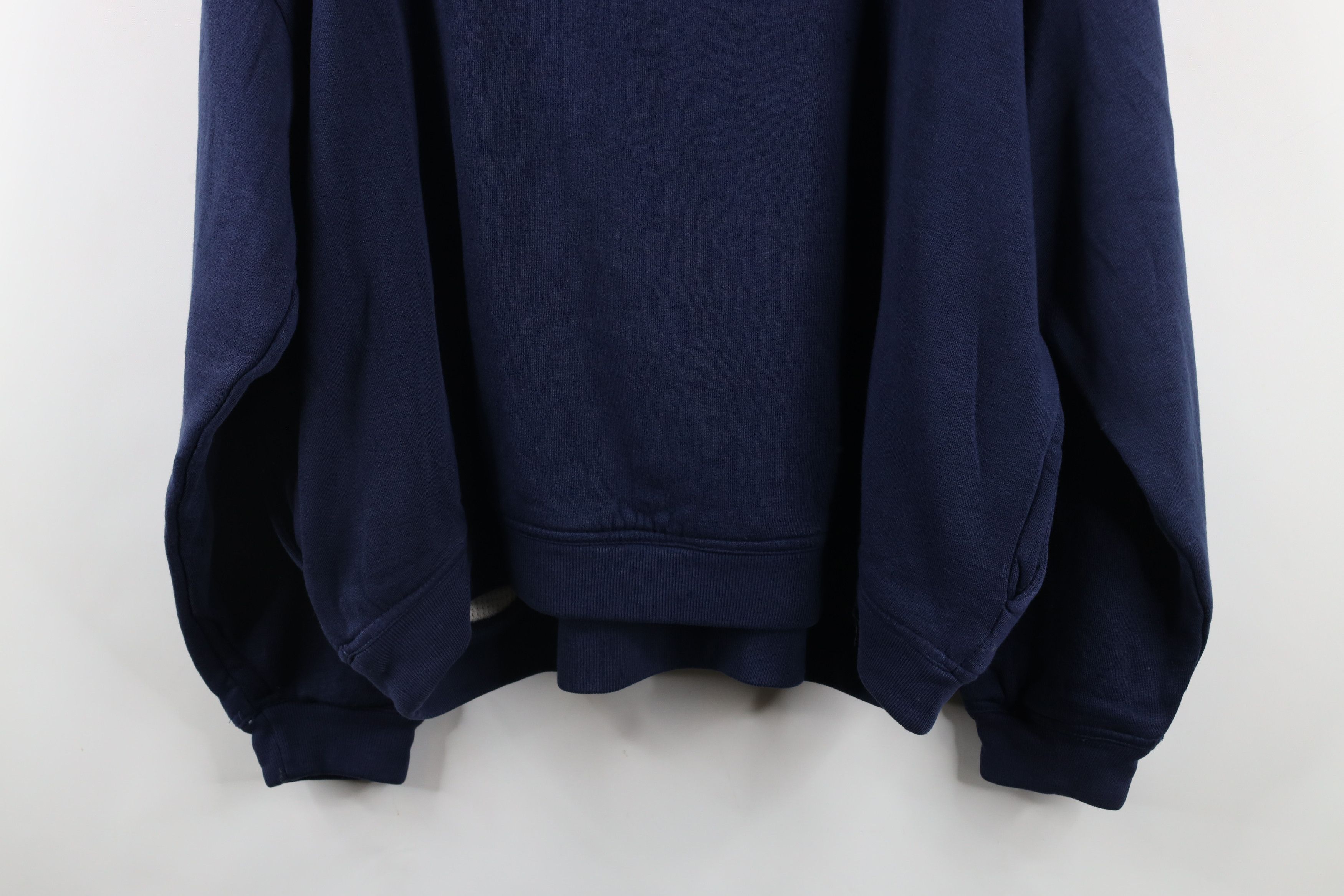 Vintage Vintage 90s Streetwear Thermal Waffle Knit Lined Sweatshirt Size US XL / EU 56 / 4 - 16 Thumbnail
