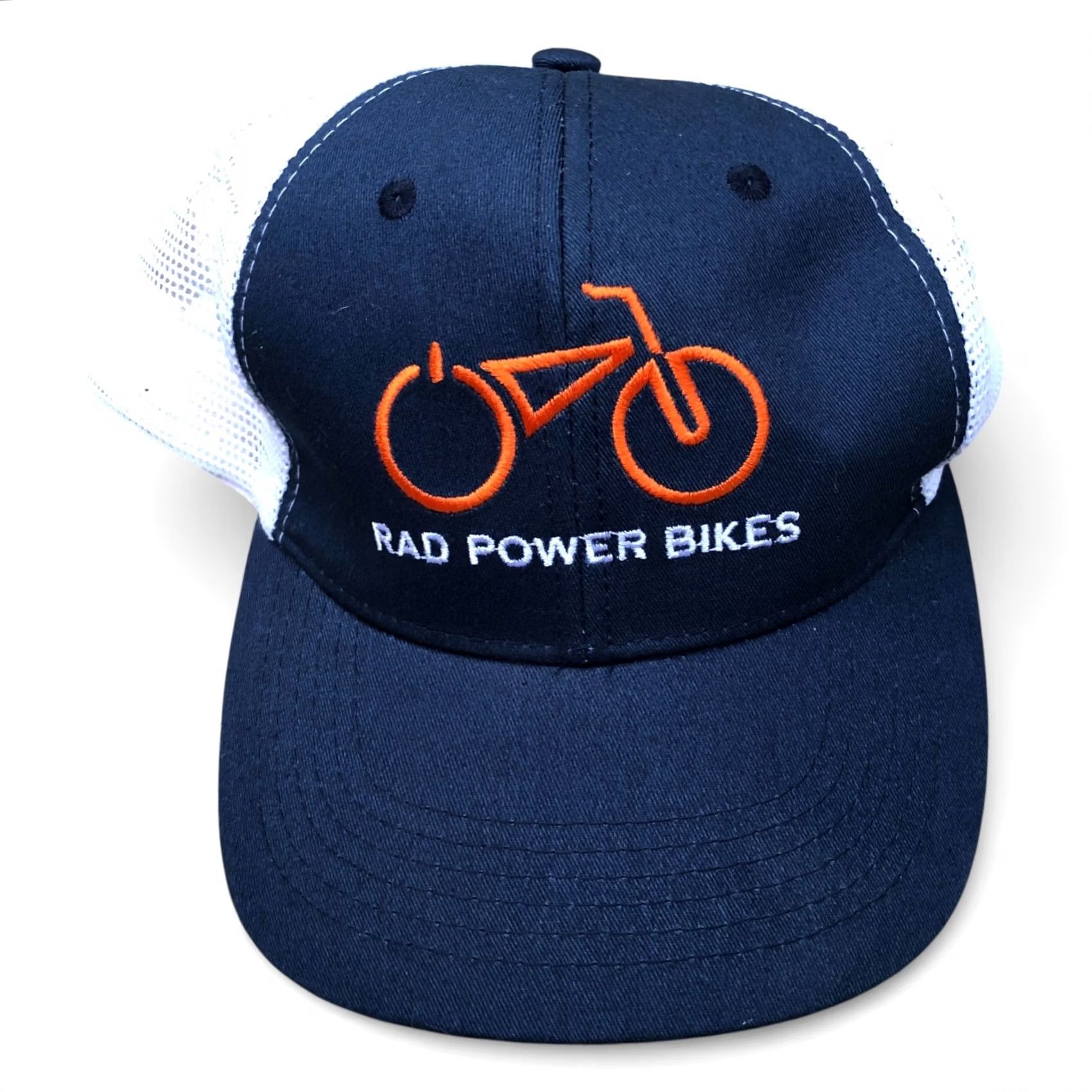 Vintage RAD POWER BIKES Trucker Hat Men's One Size Electric Bicycles Cap Blue Size ONE SIZE - 2 Thumbnail