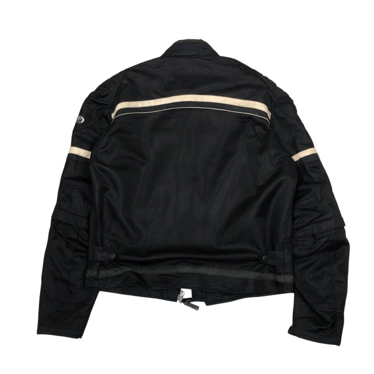 Japanese Brand 🔥RICH BLACK VINTAGE RACING BIKER JACKET GREEDY BIG LOGO Size US M / EU 48-50 / 2 - 2 Thumbnail