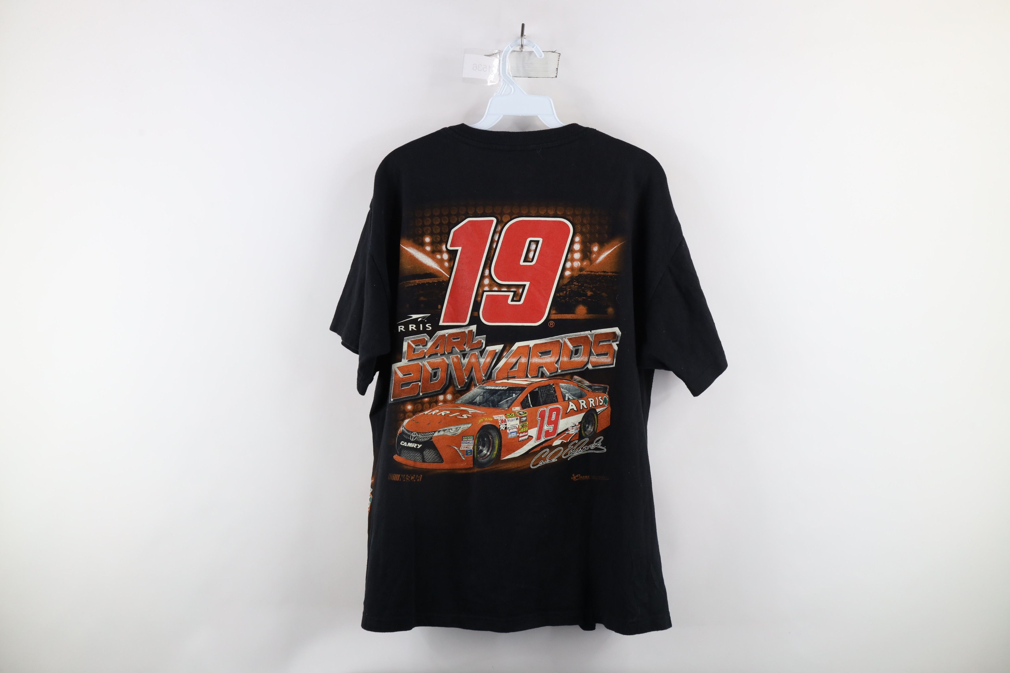 Vintage Y2K NASCAR Out All Over Print Carl Edwards Racing T-Shirt Size US L / EU 52-54 / 3 - 12 Thumbnail