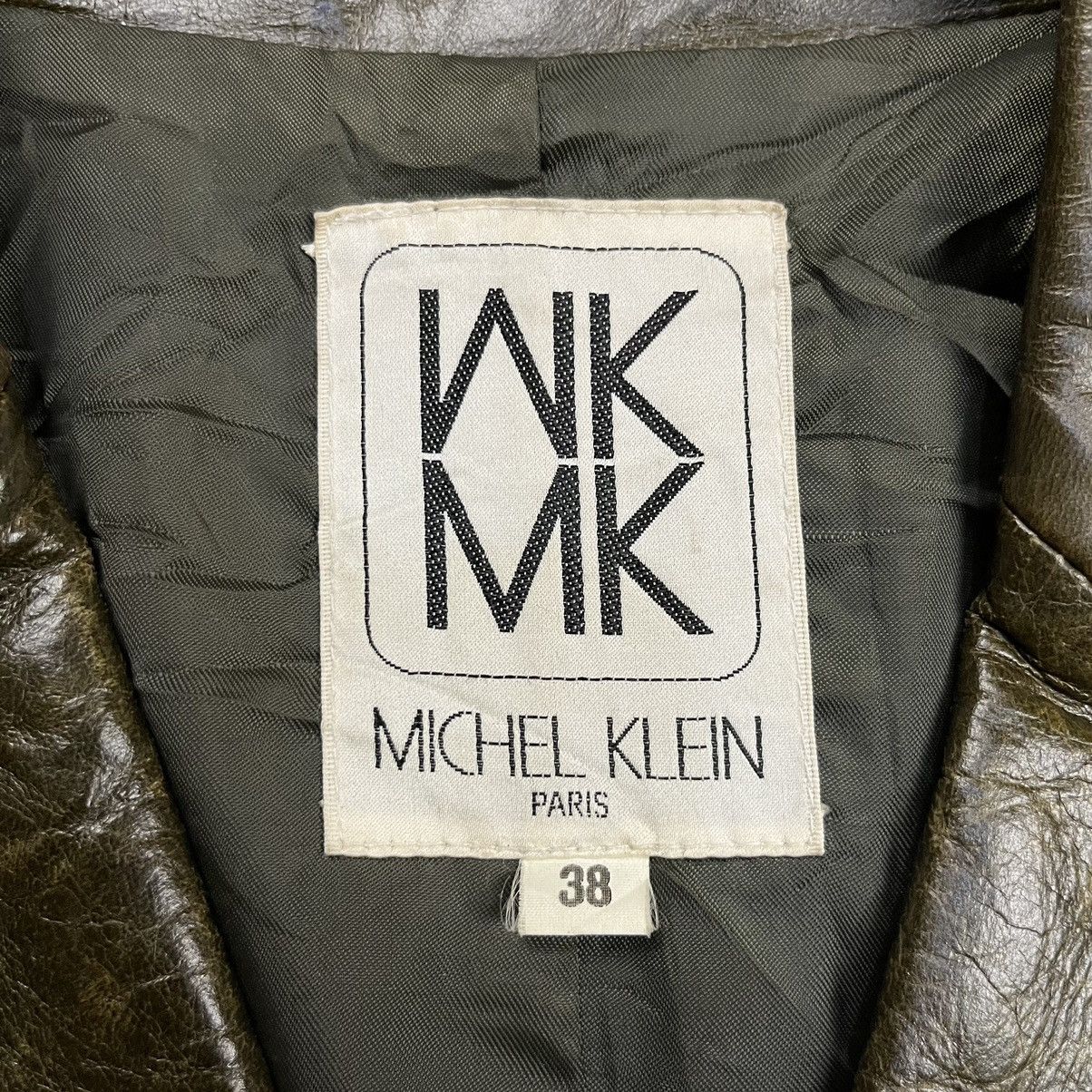 Michel Klein Vintage michel klein blazer lewther jacket 3b Size M / US 6-8 / IT 42-44 - 7 Thumbnail