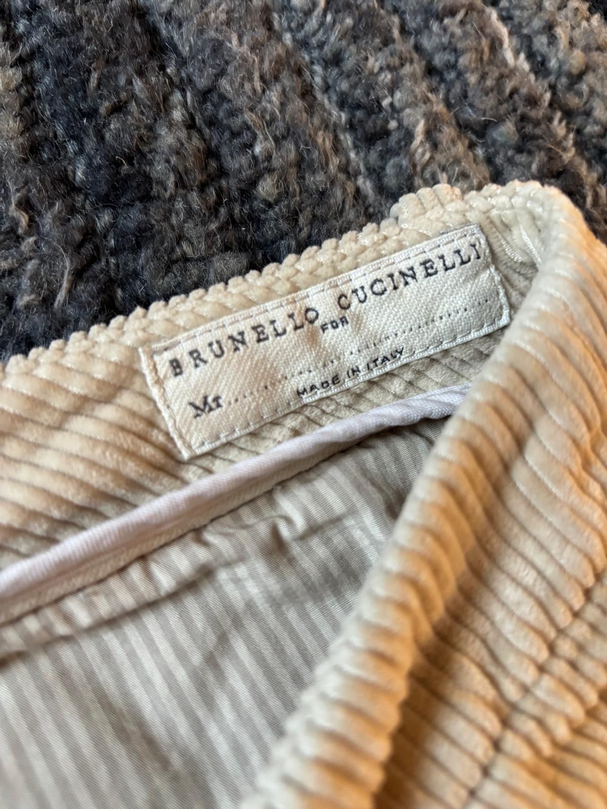 Brunello Cucinelli Brunello Cucinelli Ivory Corduroy Cargo Pants Leisure Fit Size US 34 / EU 50 - 4 Thumbnail
