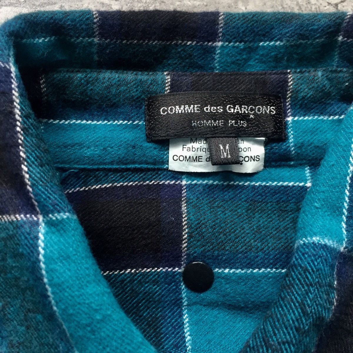 Comme des Garcons Homme Plus AD 2009 Comme des garcons homme plus flanel shirt Size US M / EU 48-50 / 2 - 3 Thumbnail