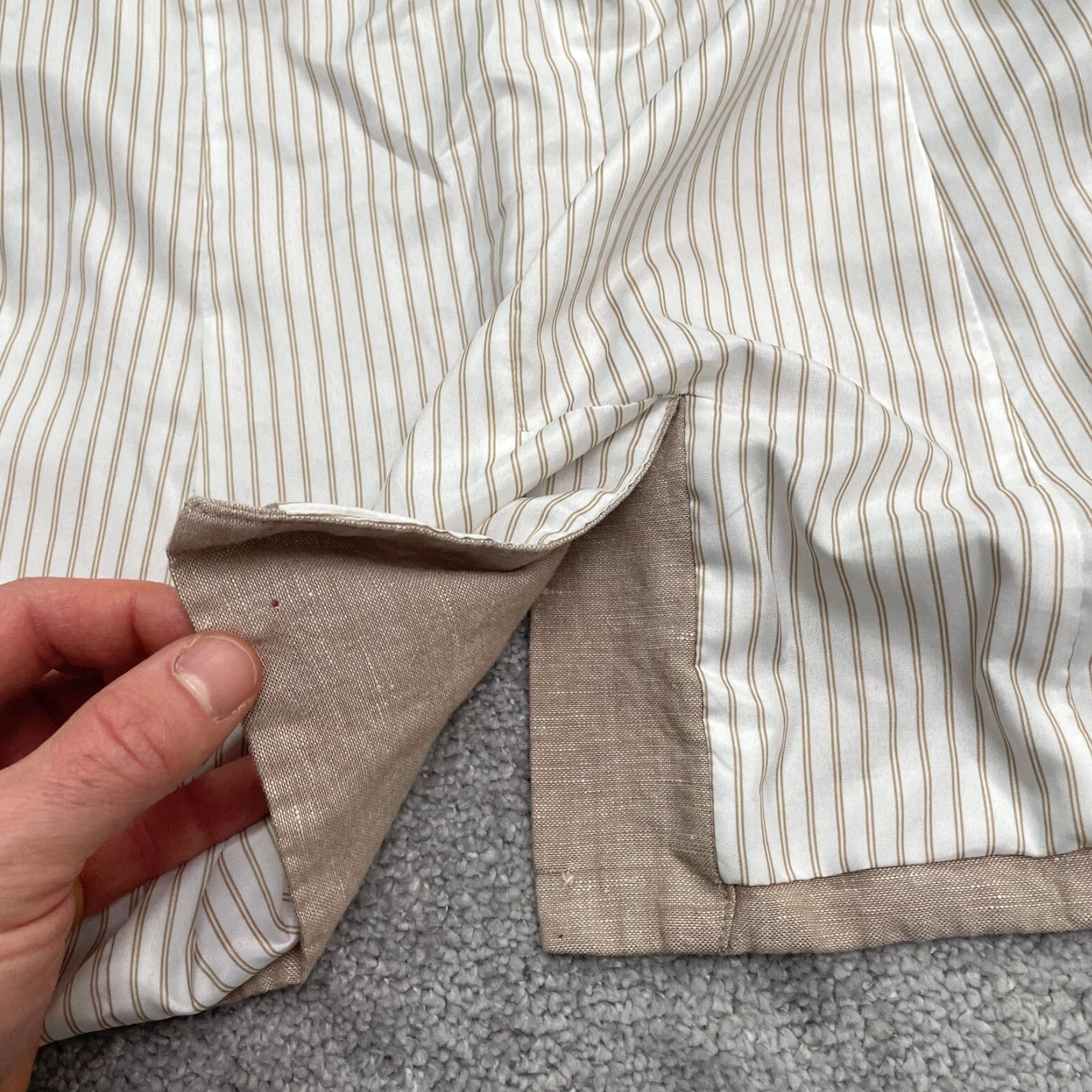 Vintage A New Day Blazer Shirt?️ Linen Blend Beige Double Breasted Women Regular XS? Size XS / US 0-2 / IT 36-38 - 3 Thumbnail