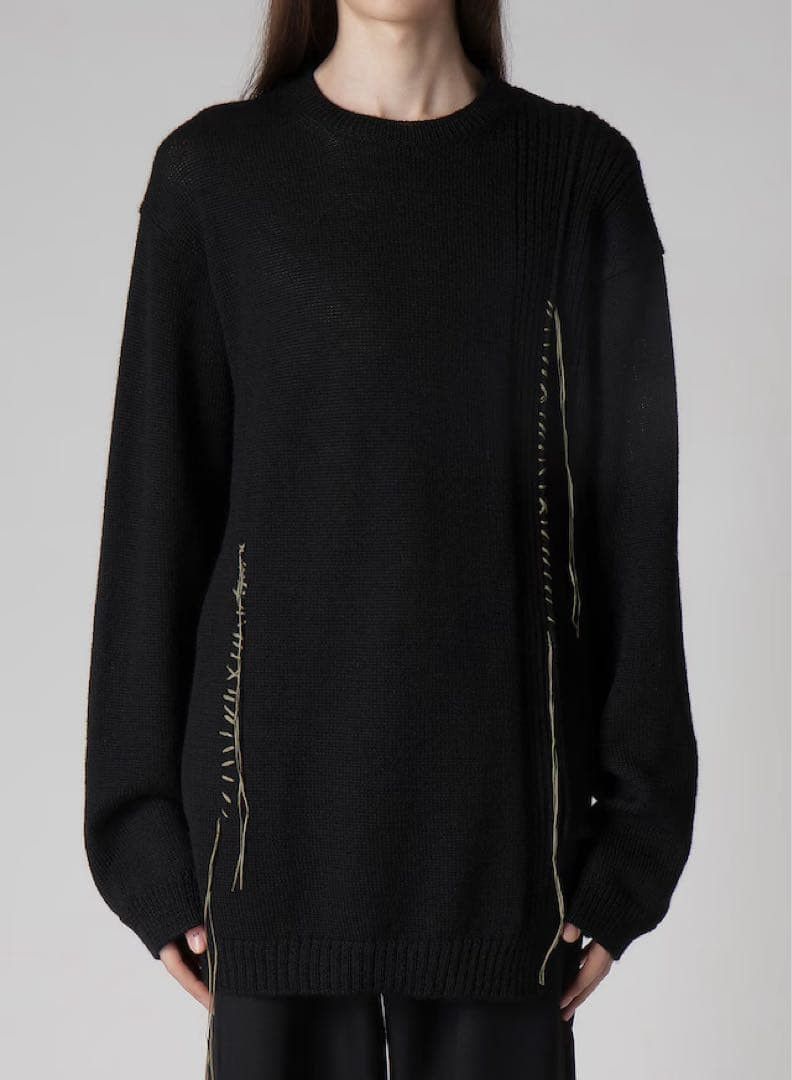Yohji Yamamoto Like New POUR HOMME AW25 Sweater Knit Size US L / EU 52-54 / 3 - 1 Thumbnail