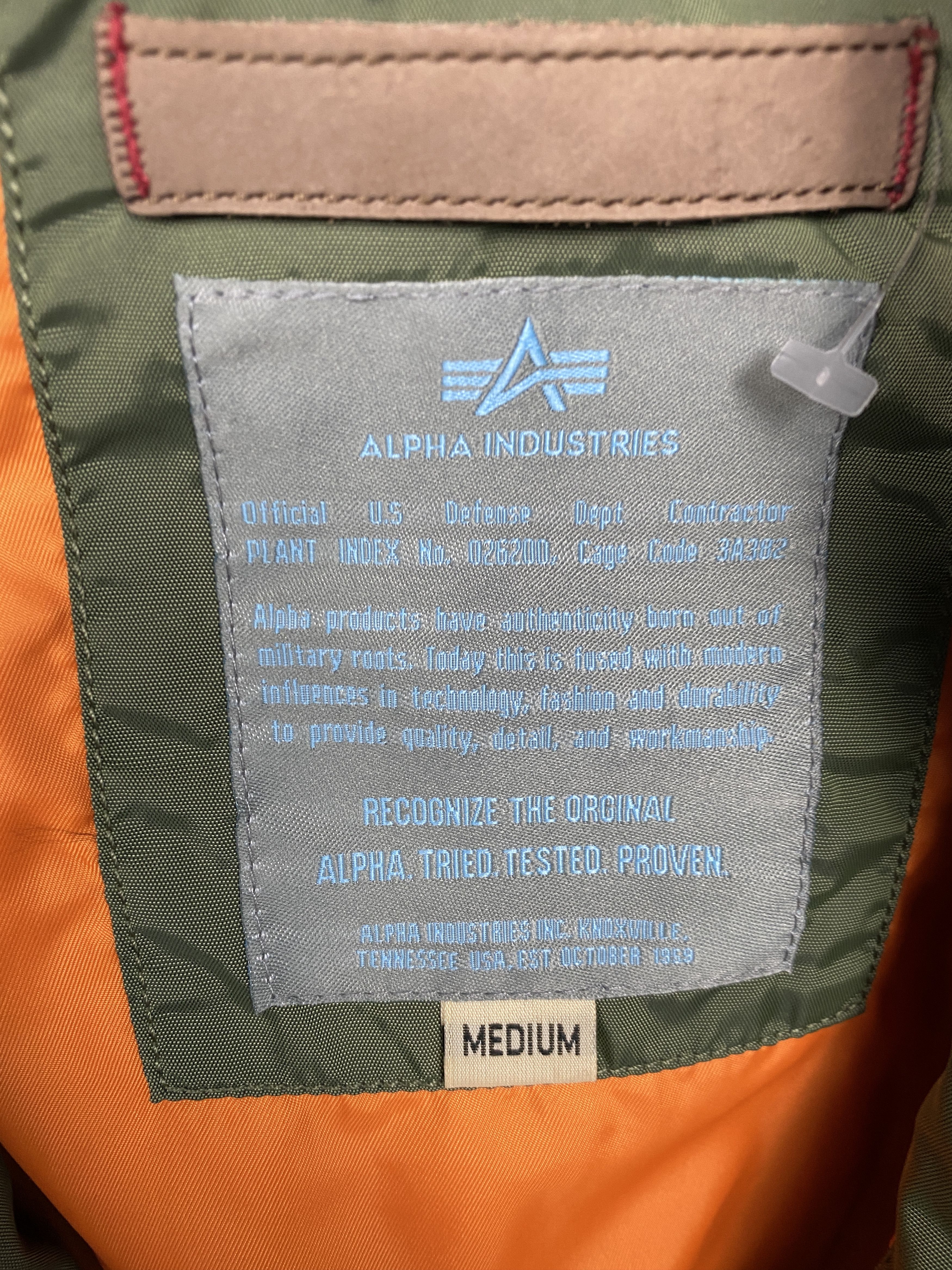 Alpha Industries Alpha Industries MA1 Flight Pilot Nylon Bomber Jacket Size US M / EU 48-50 / 2 - 4 Thumbnail