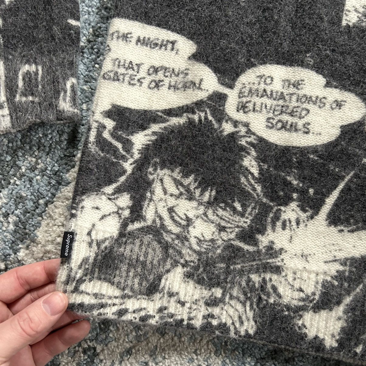 Supreme FALL WiNTER 2021 THE CROW MOHAiR KNiT CREWNECK SWEATER MANGA Size US S / EU 44-46 / 1 - 15 Thumbnail