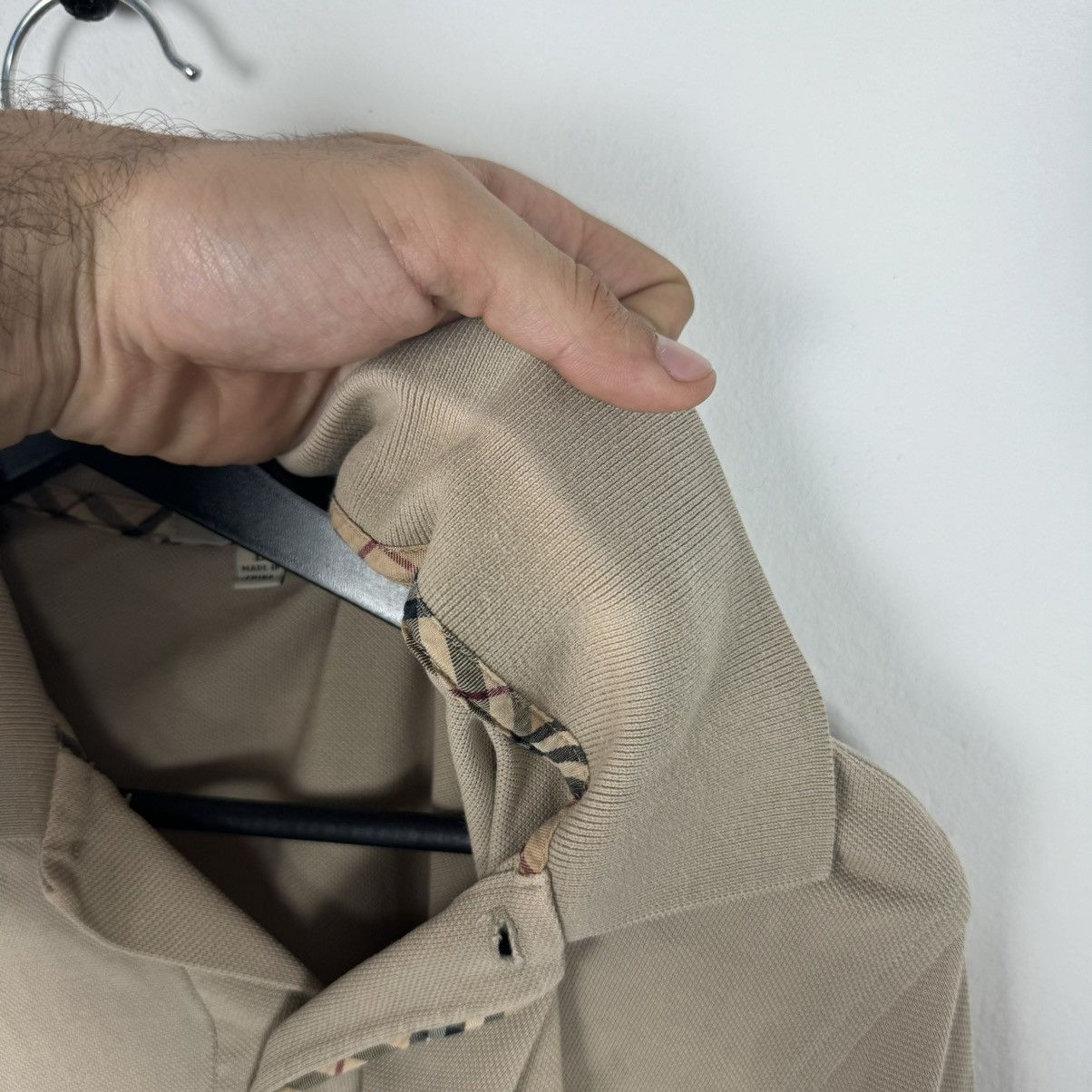 Burberry Burberry vintage polo long sleeve Size US L / EU 52-54 / 3 - 7 Thumbnail