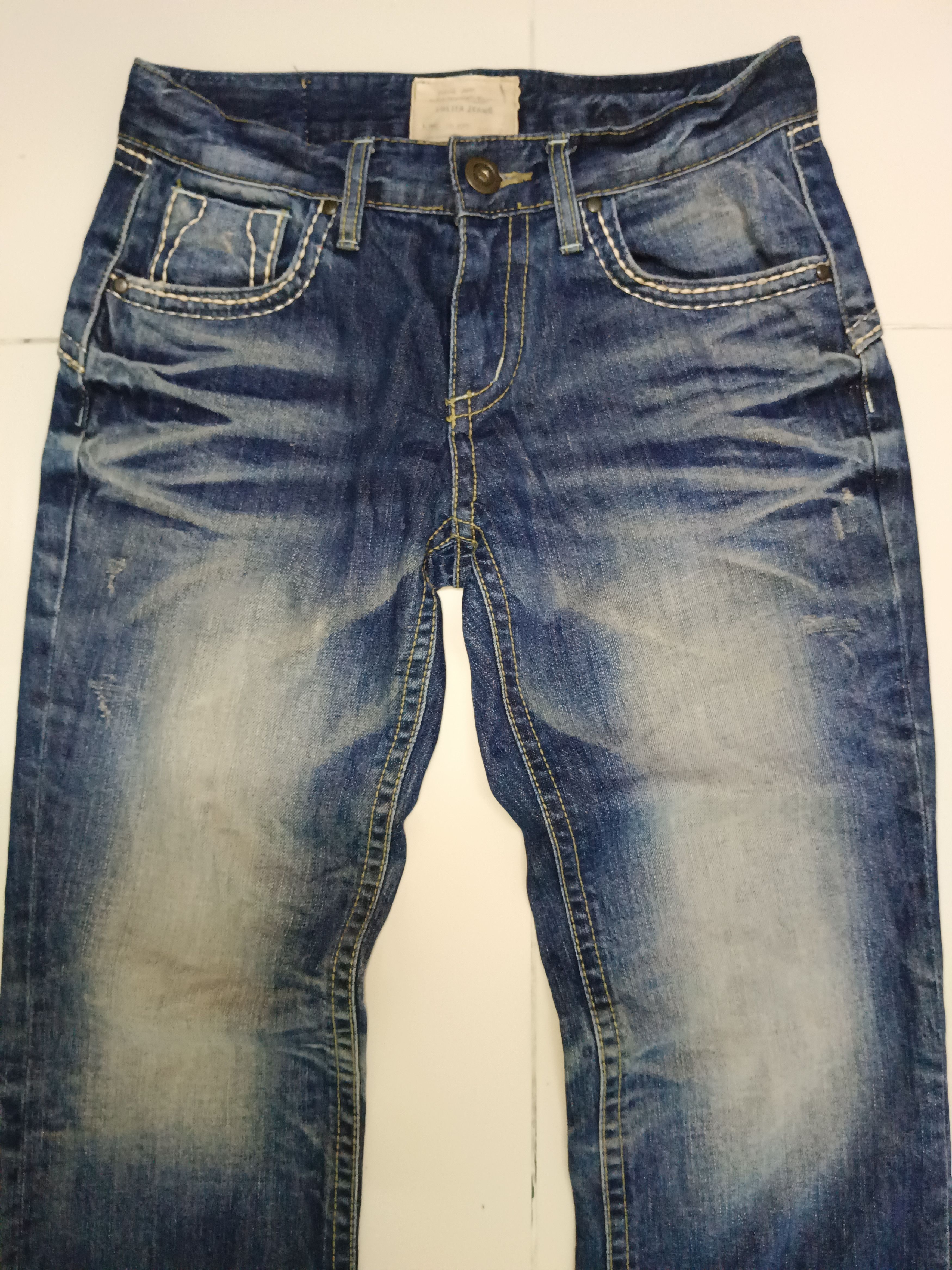 14th Addiction × If Six Was Nine Japanese Goctic Punk Lolita Jeans Y2K Size US 31 - 4 Thumbnail
