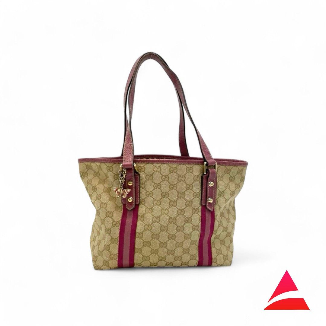Gucci Gucci - Sherry Line Canvas Handbag Shoulder Bag Size ONE SIZE - 1 Thumbnail