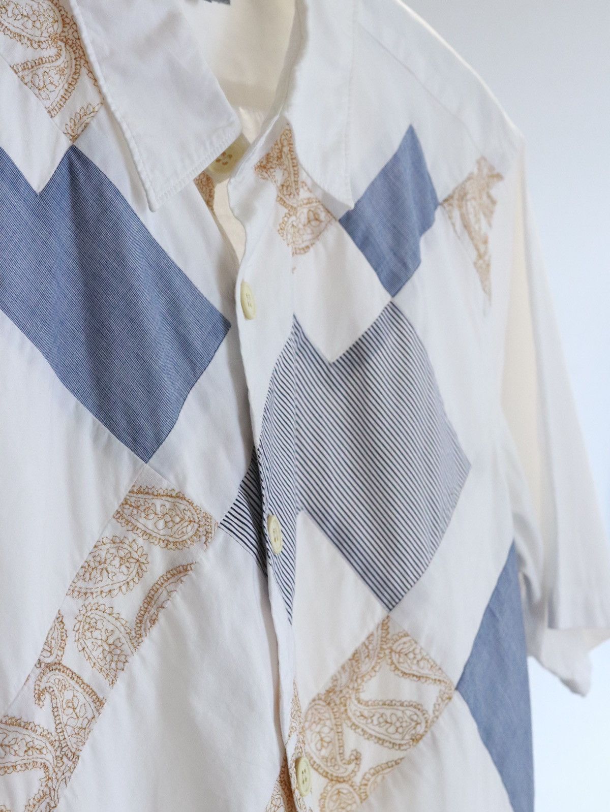 Comme des Garcons × Comme des Garcons Homme × Japanese Brand Comme Des Garcons Homme Short Sleeves Shirt Size US M / EU 48-50 / 2 - 3 Thumbnail