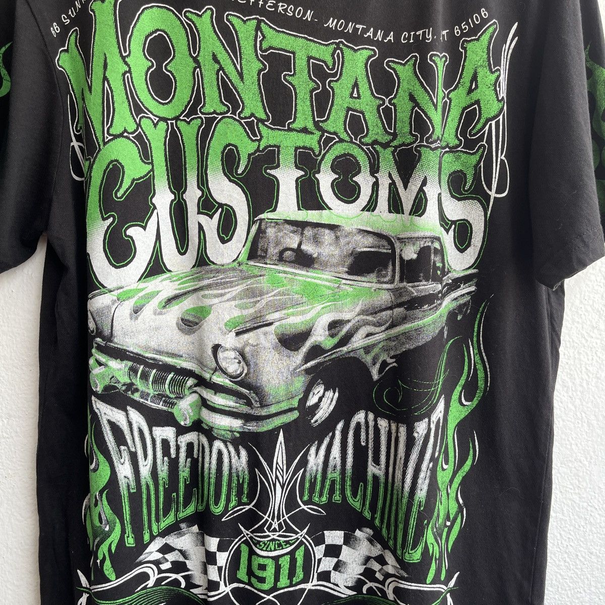 Other MONTANA CUSTOM FREEDOM MACHINE RACING PRINTED TSHIRT Size US M / EU 48-50 / 2 - 9 Thumbnail