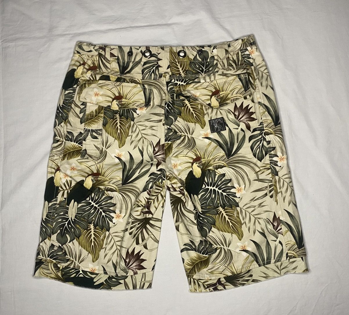 Prps PRPS Tropical Print Floral Multicolor Shorts Men's Sz 30 NWT Size US 30 / EU 46 - 3 Thumbnail