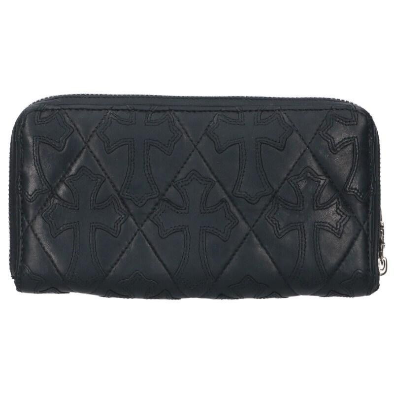 Chrome Hearts Chrome Hearts cemetery cross leather patch wallet Size ONE SIZE - 2 Thumbnail