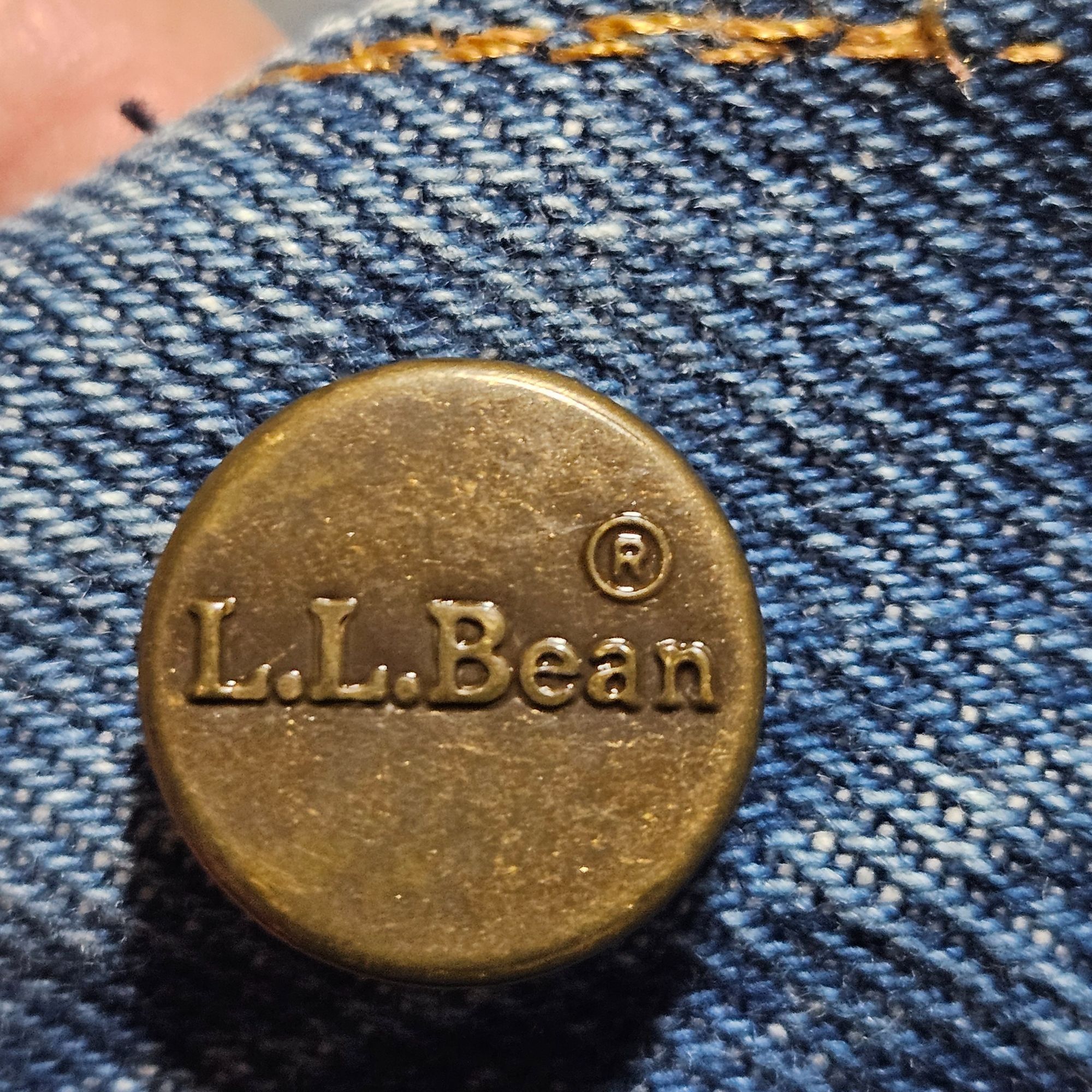 L.L. Bean L.L. Bean Women's high rise Lined Jeans Blue 8 MT Cabincore Size 30" / US 8 / IT 44 - 14 Thumbnail