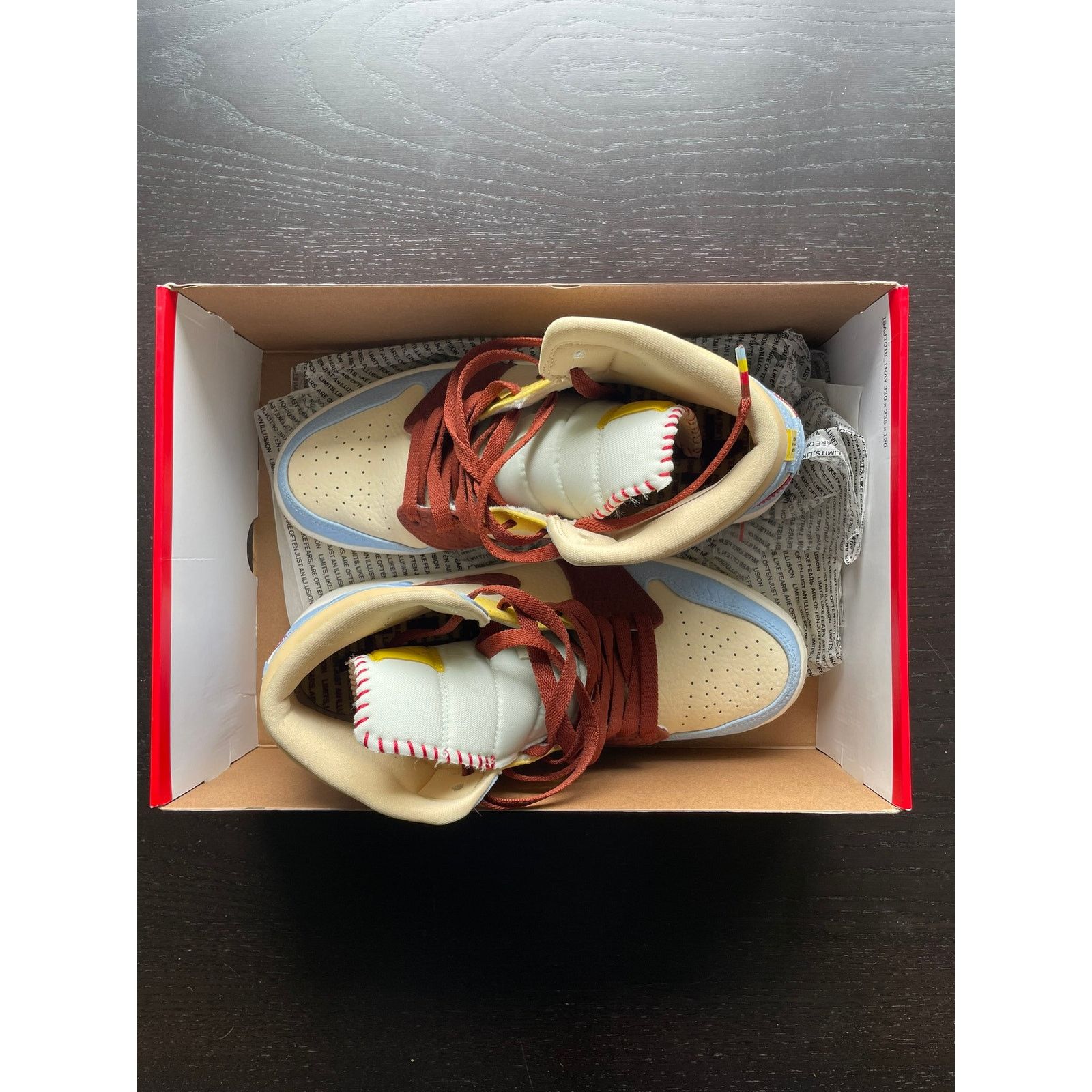 Jordan Brand Maison Chateau Rouge X Air Jordan Mid 9.5 Size US 9.5 / EU 42-43 - 3 Thumbnail
