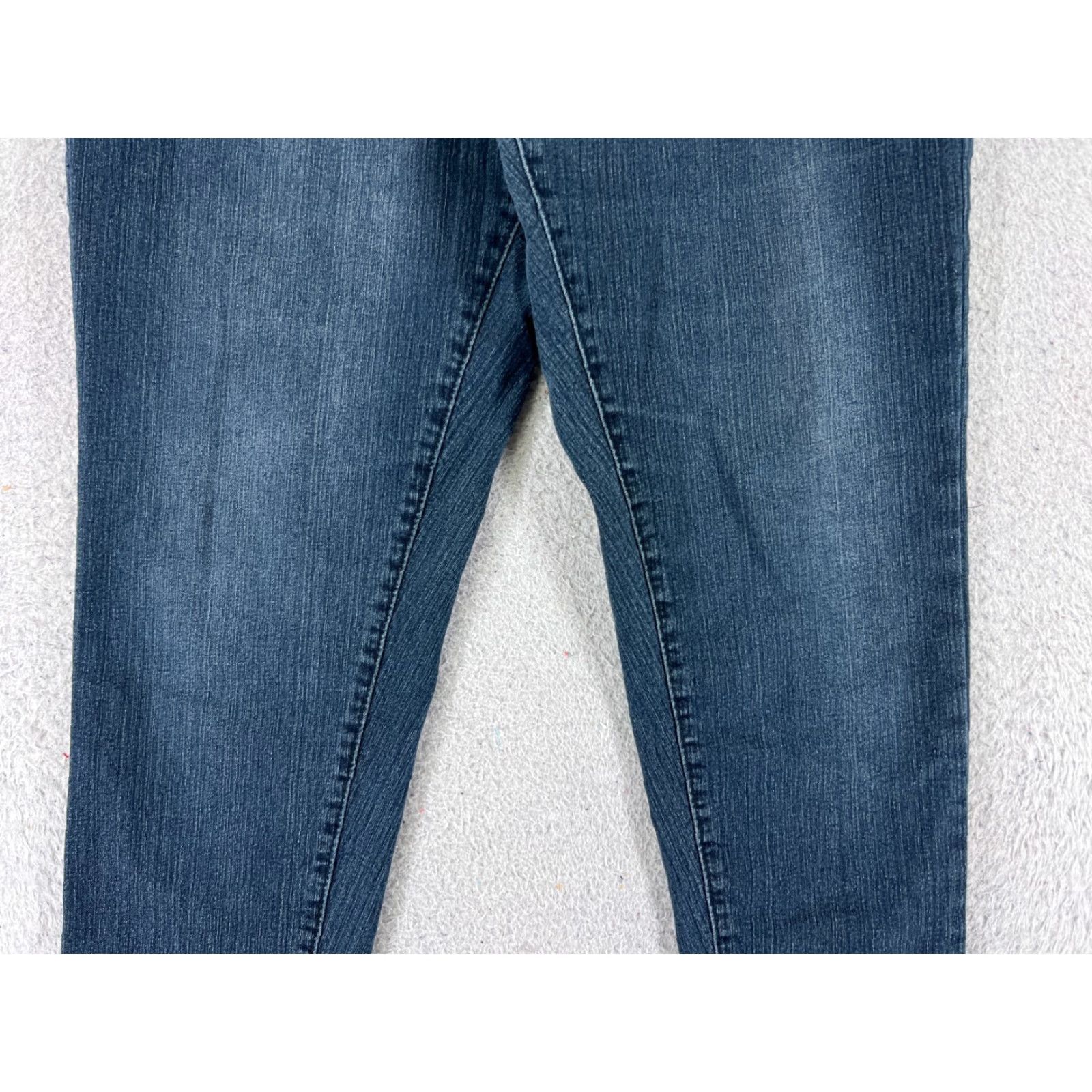 Vintage One 5 One Jeans Womens 31 Blue Denim Tapered Mid Rise 31x30 Cotton Blend Stretch 5-Pocket Design Size 24" / US 00 / IT 34 - 3 Thumbnail