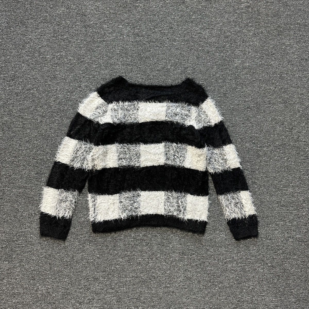 Seditionaries Vintage Stripe Mohair Teddy Grass Style Sweater Size US S / EU 44-46 / 1 - 2 Thumbnail