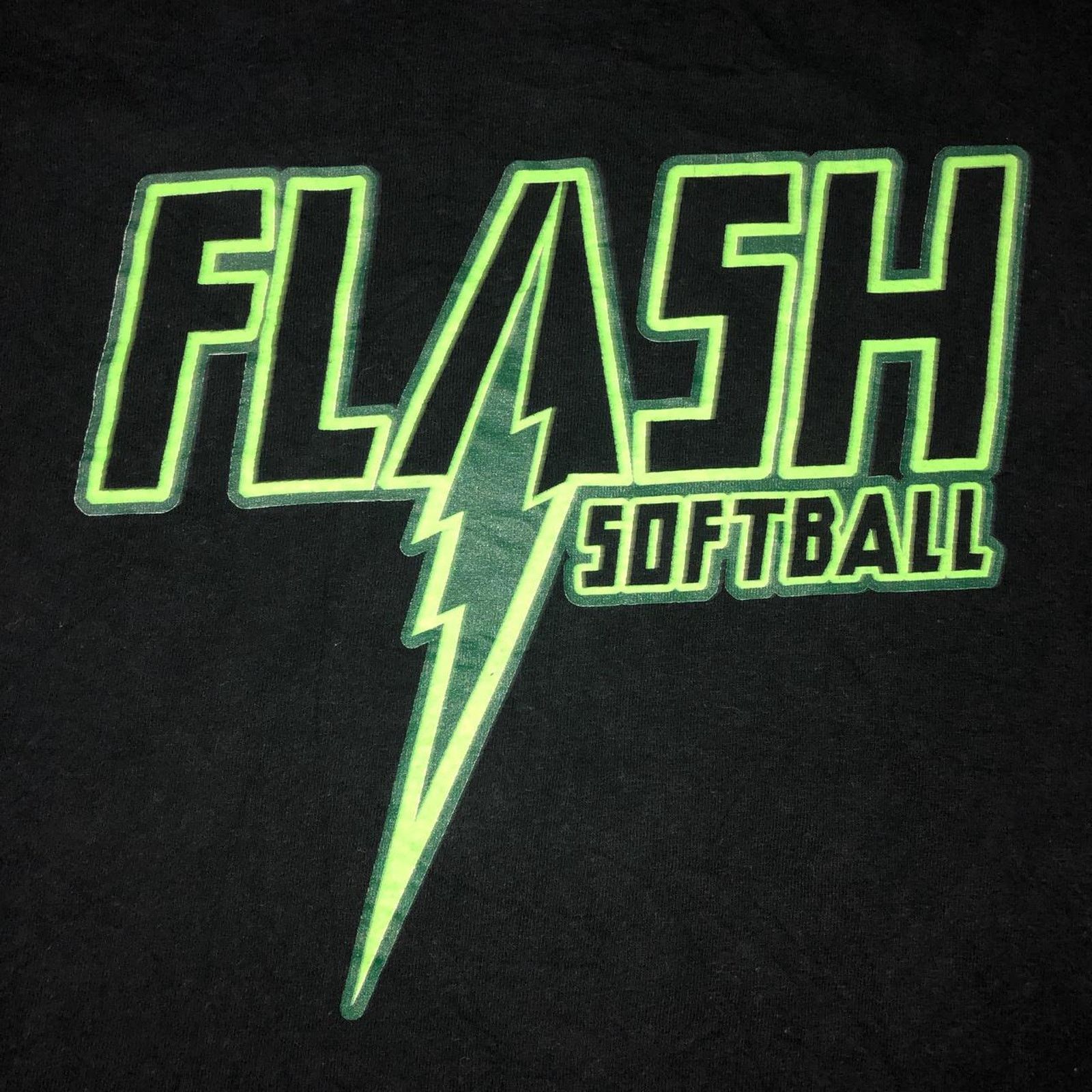 Gildan Men’s Black ‘Flash Softball’ Graphic Tee Size US XXL / EU 58 / 5 - 3 Thumbnail
