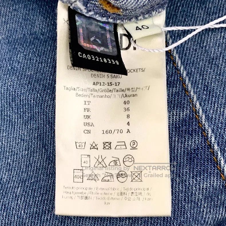 Fendi Fendi Slim fit casual denim long pants in blue Size 26" / US 2 / IT 38 - 7 Thumbnail