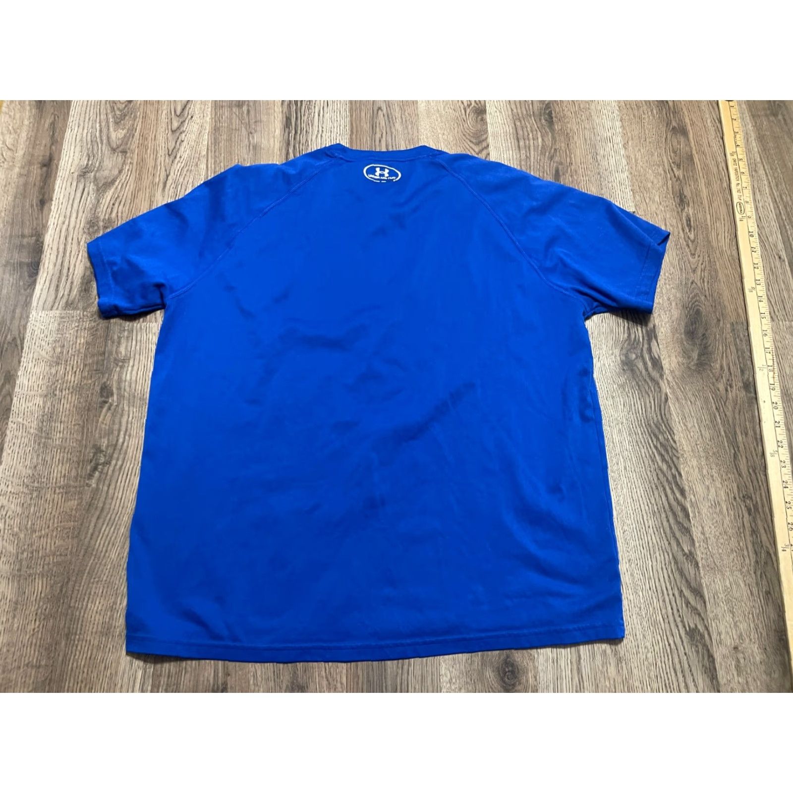 Under Armour Under Armour Shirt Men Large Blue Athletic Wear Loose Heat Gear T-Shirt Casual Modern Size US L / EU 52-54 / 3 - 2 Thumbnail