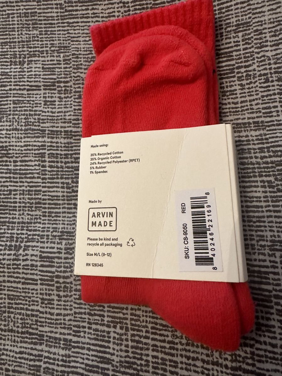 Gallery Dept. Gallery Dept Red Socks M/L Size ONE SIZE - 6 Thumbnail