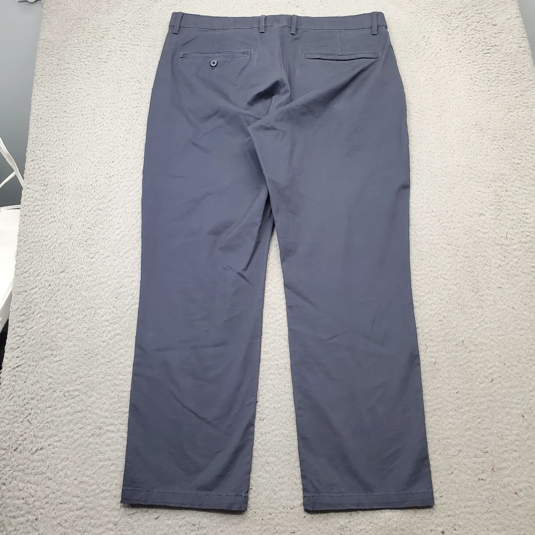 English Laundry English Laundry Pants Mens 36 Blue Flat Front Stretch Casual Straight Leg Shirt or Pants? Size US 36 / EU 52 - 2 Thumbnail