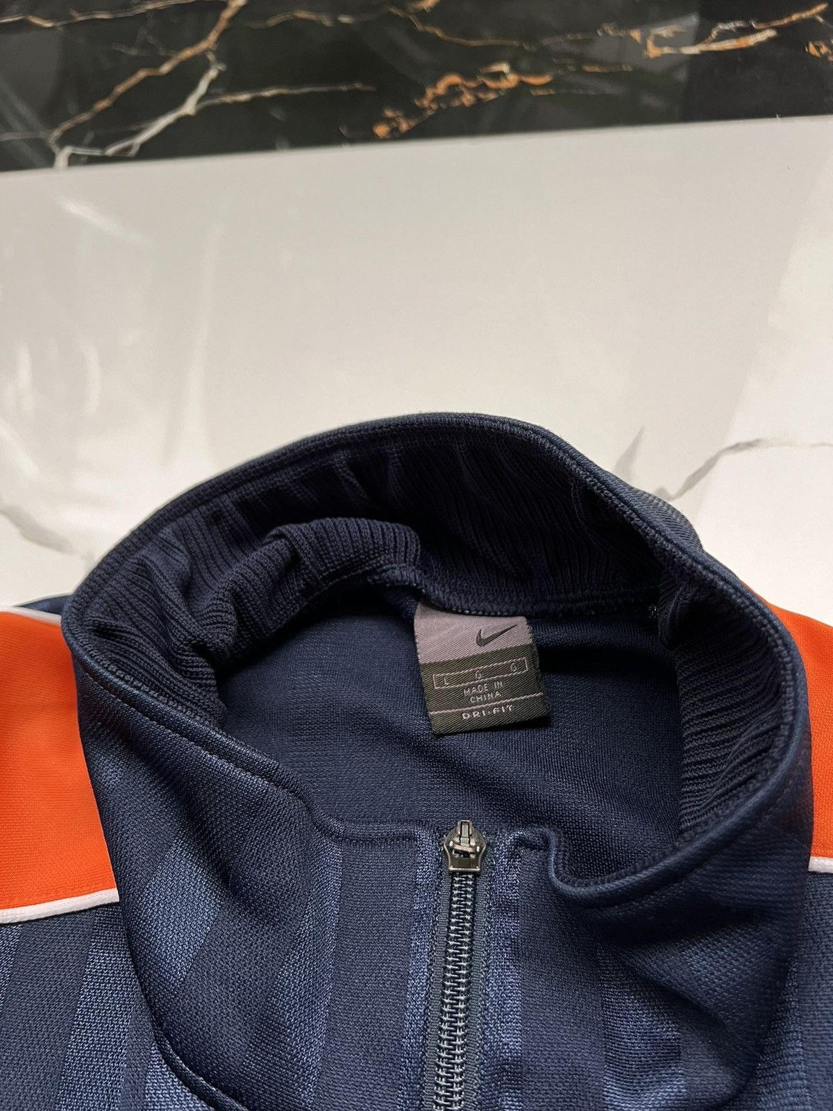 Nike × Vintage 90’s NIKE TEAM DRI FIT DOUBLE SWOOSH Y2K TRACK JACKET Size US L / EU 52-54 / 3 - 5 Thumbnail