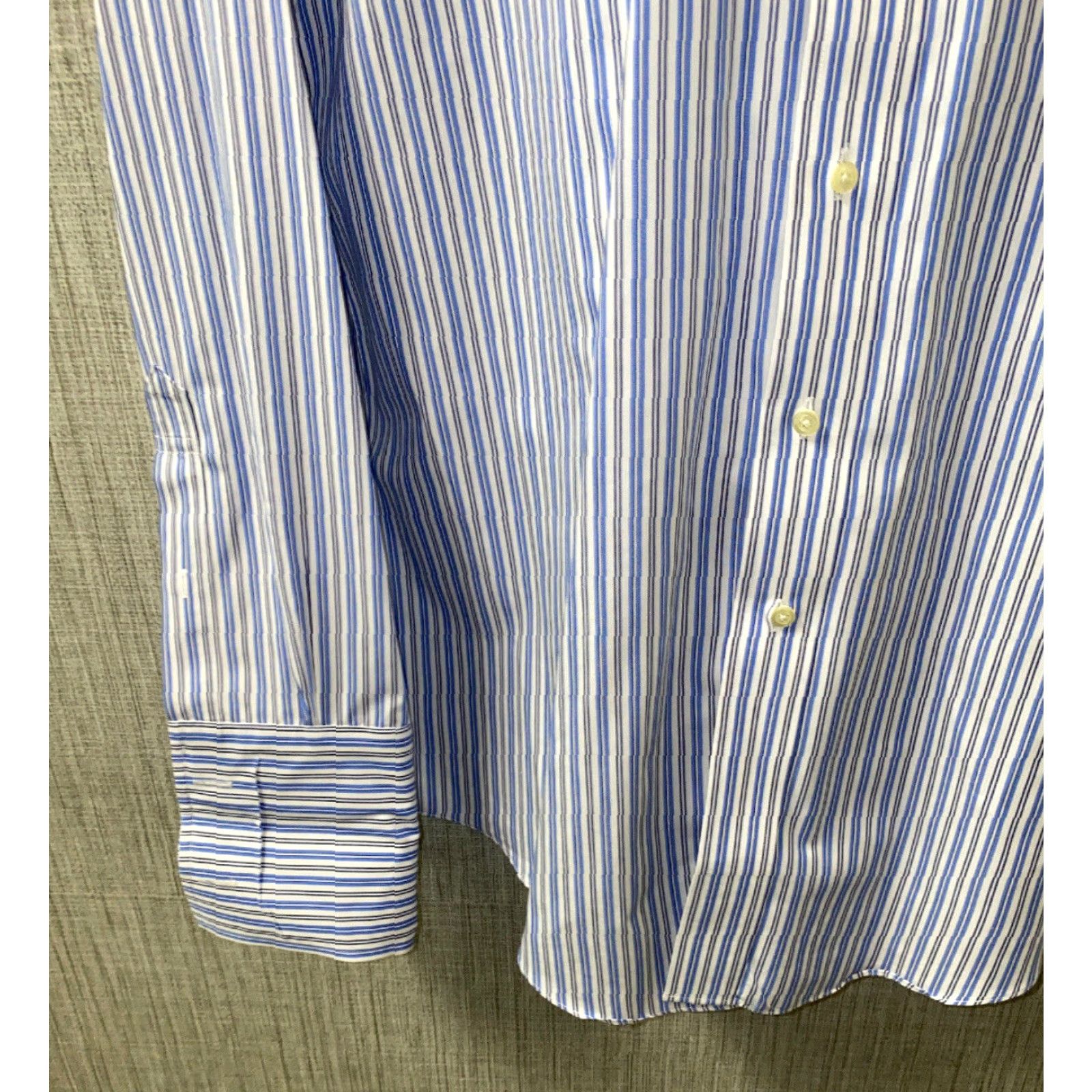 Brooks Brothers Brooks Brothers Men Striped Dress Shirt Long Sleeve Button Front 16 Multicolor Size US L / EU 52-54 / 3 - 4 Thumbnail