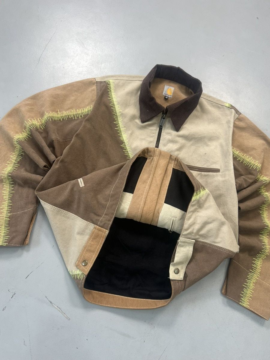 Carhartt 10f1 upcycled carhartt detroit jacket Size US M / EU 48-50 / 2 - 6 Thumbnail