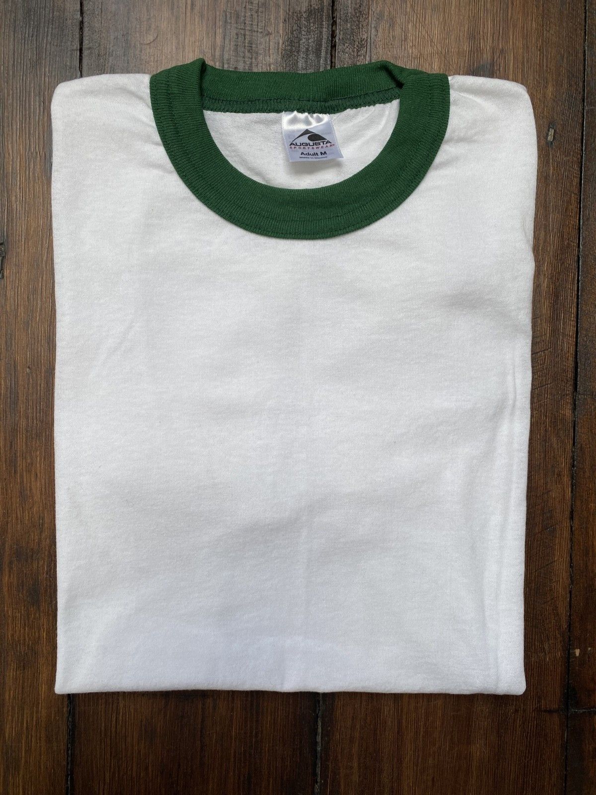 Augusta Sportswear LOT 7 50/50 Jersey Knit Ringer T-Shirts #710 Size US M / EU 48-50 / 2 - 2 Thumbnail