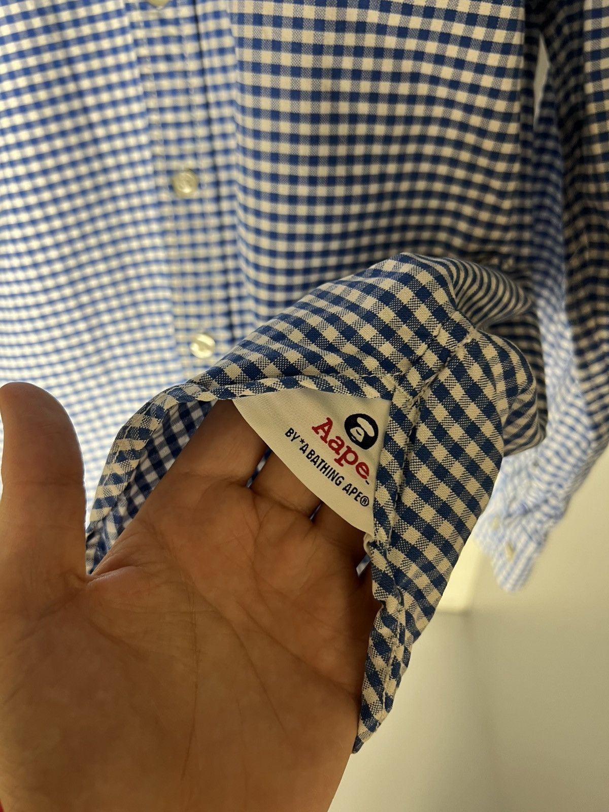 Aape BAPE AAPE BY A BATHING APE GREAT BRITAIN DESIGNER SHIRT Y2K Size US L / EU 52-54 / 3 - 8 Thumbnail