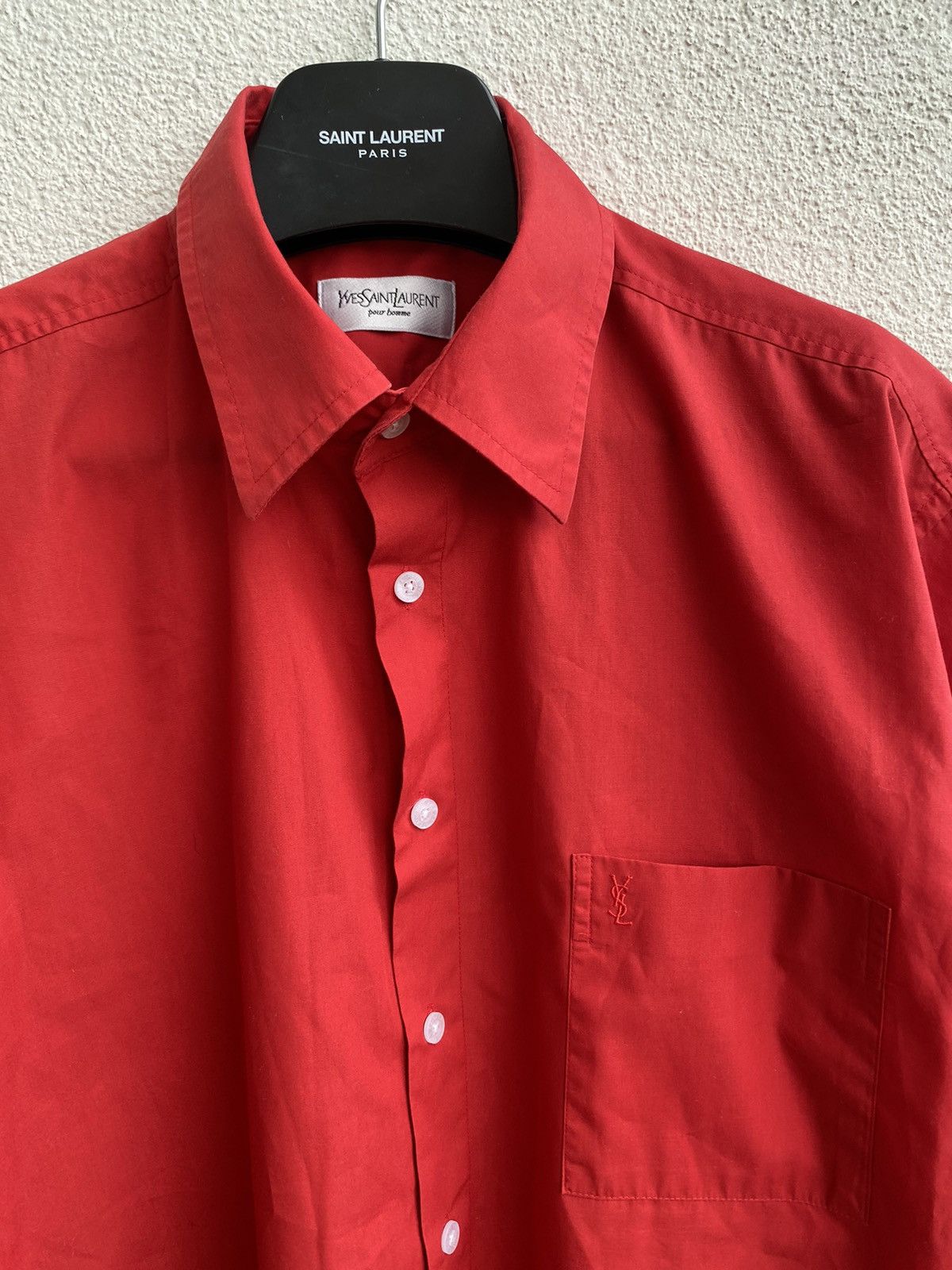 Yves Saint Laurent Summer YSL Shirt Red Button Up Size US L / EU 52-54 / 3 - 18 Thumbnail