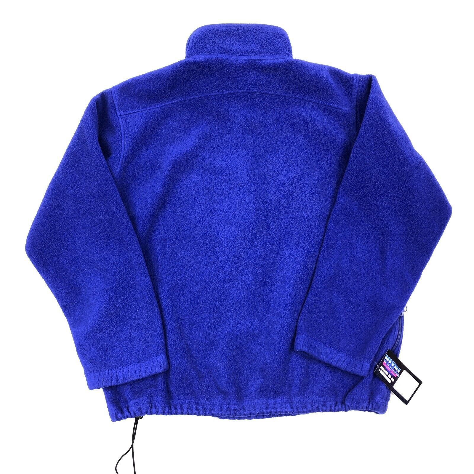 L.L. Bean × Vintage Vintage 90s LL Bean Blue 1/2 Half Zip Fleece Sweater Size US L / EU 52-54 / 3 - 5 Thumbnail