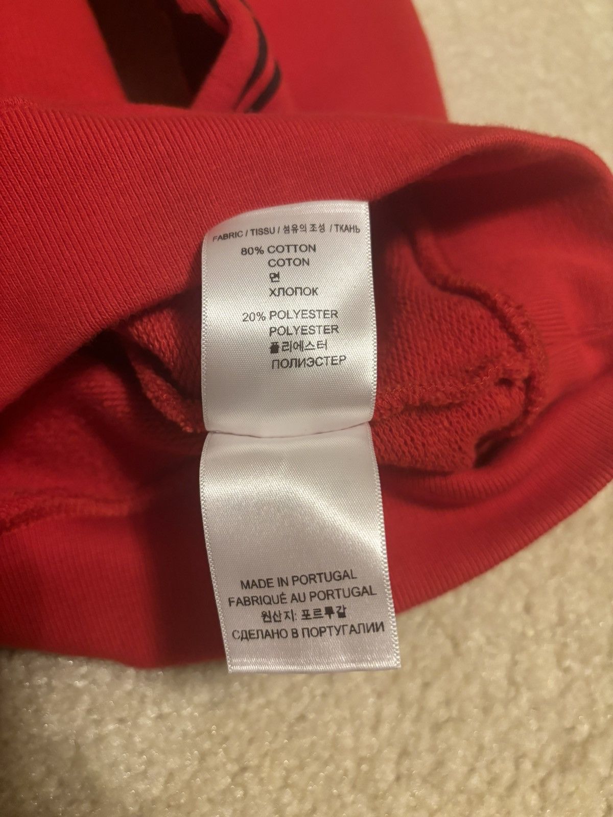 Vetements Vetements VTMNTS Barcode Spider Man Print Hoodie Red Size US XS / EU 42 / 0 - 7 Thumbnail
