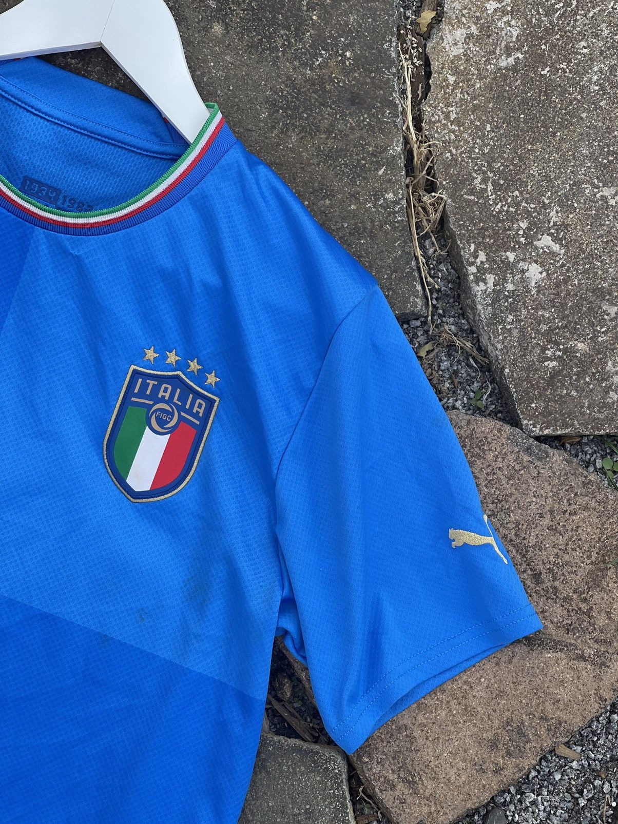 Puma 2022 Puma Italia Blue soccer jersey Size US M / EU 48-50 / 2 - 2 Thumbnail