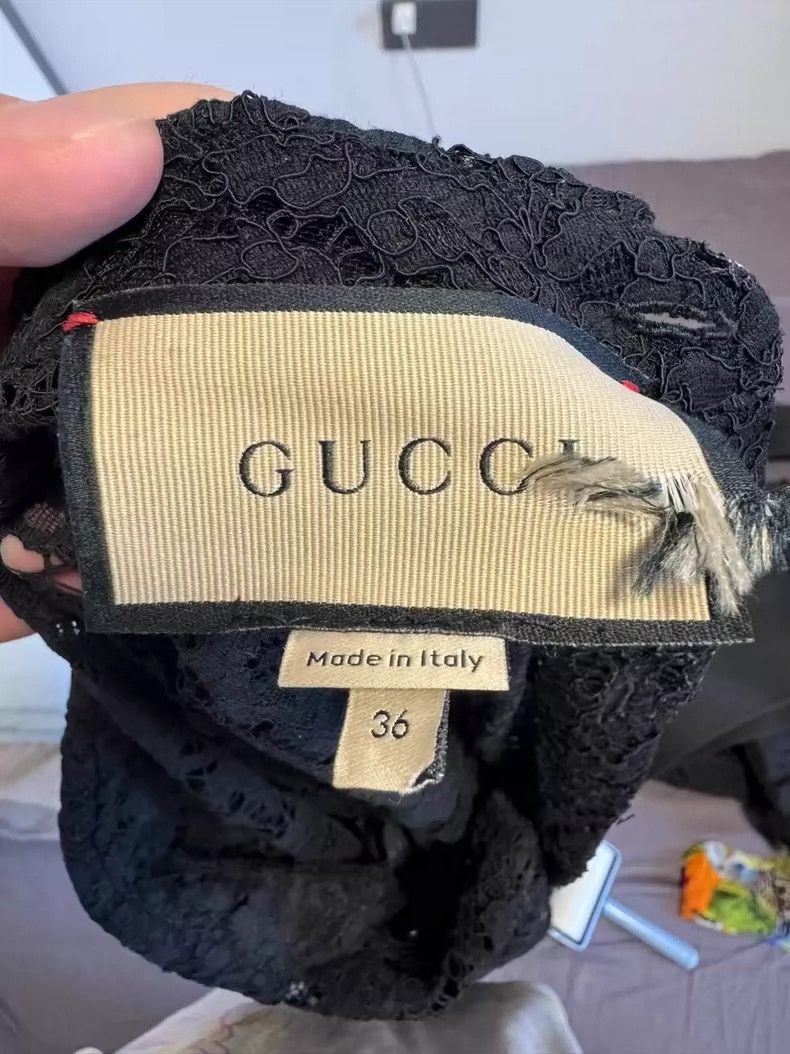 Gucci Gucci Hollow-in lace shirt Size XS / US 0-2 / IT 36-38 - 3 Thumbnail