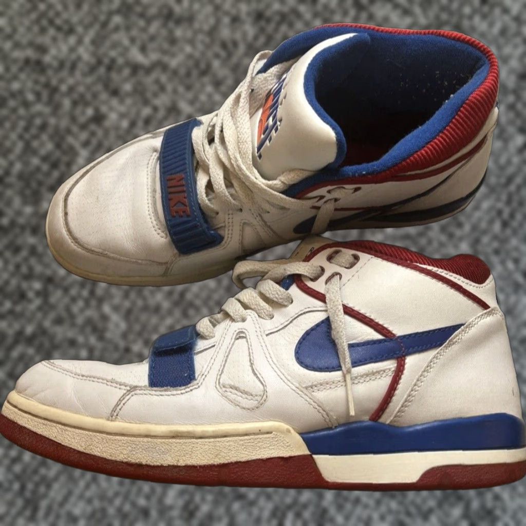 VINTAGE Nike Air Alpha Force 3 Charles Barkley Philadelphia Sneaker Mens SZ 10 Multicolor Nike Air 307718-141