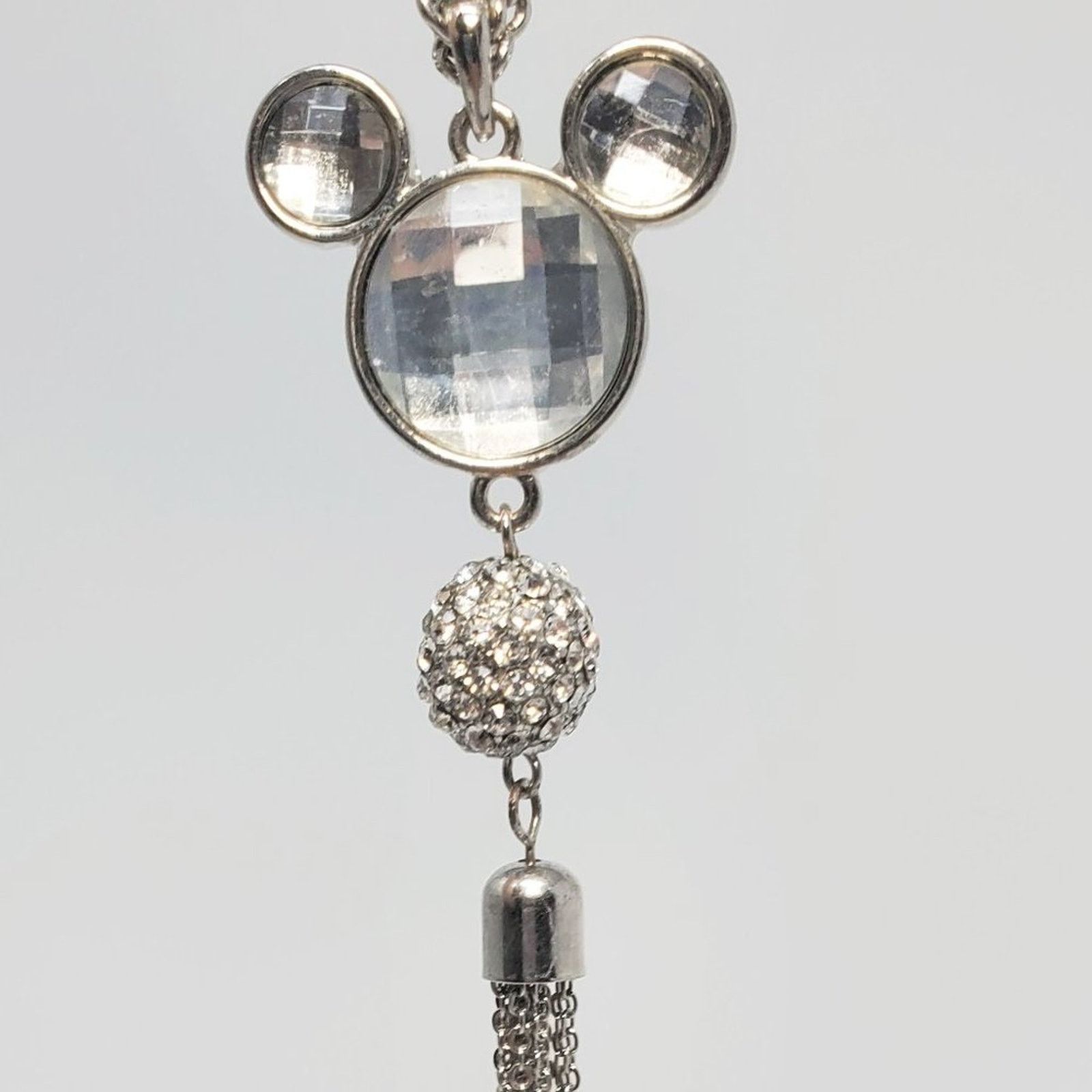Disney Disney Mickey Mouse Rhinestone Necklace w Tassel Size ONE SIZE - 2 Thumbnail