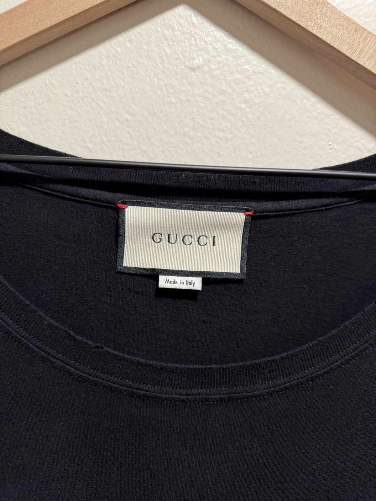 Gucci Gucci Oversize Washed T-Shirt With Gucci Logo Black Size US XL / EU 56 / 4 - 2 Thumbnail