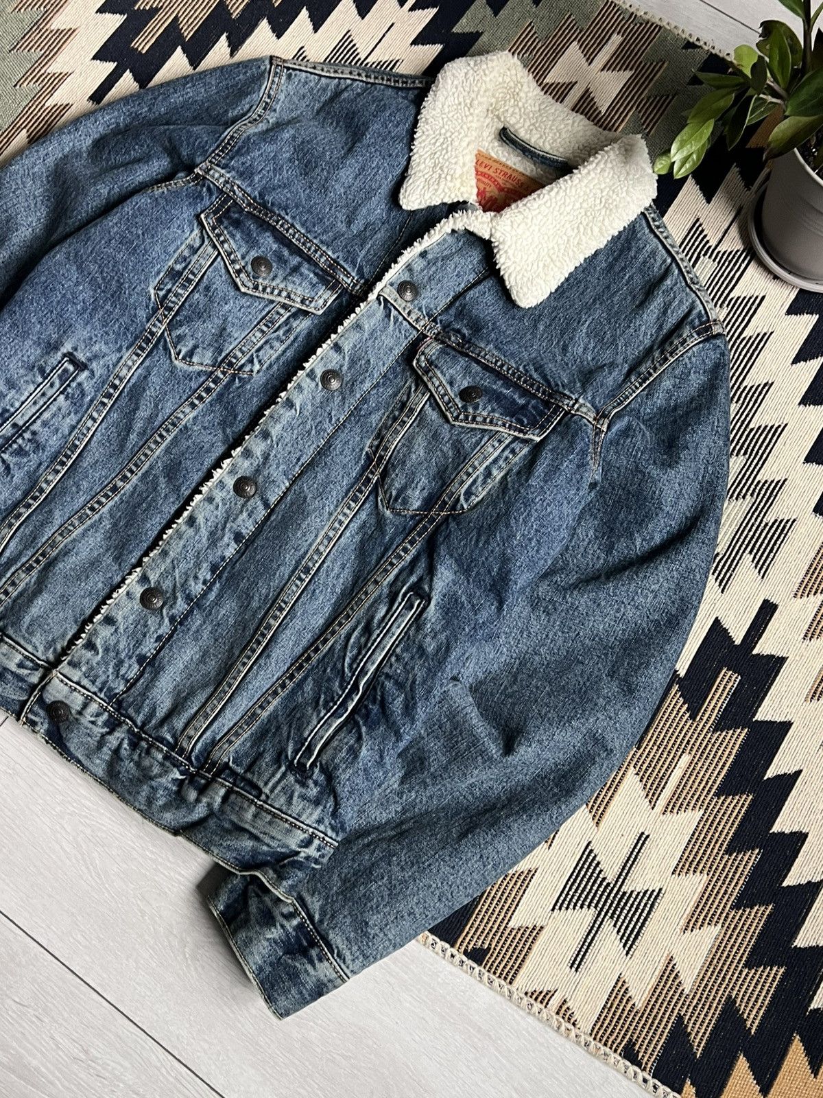 Levi's Vintage Levi’s Sherpa Denim Jacket Size US S / EU 44-46 / 1 - 6 Thumbnail