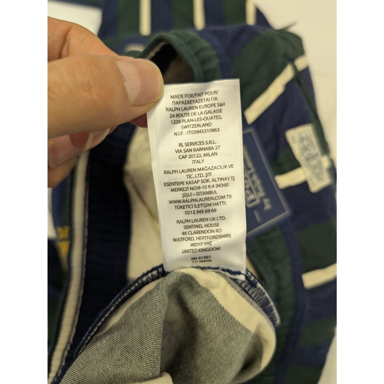 Polo Ralph Lauren o1rshd1 CC20 Relaxed Fit Striped Sateen Trouser Multicolor Size US 32 / EU 48 - 18 Thumbnail