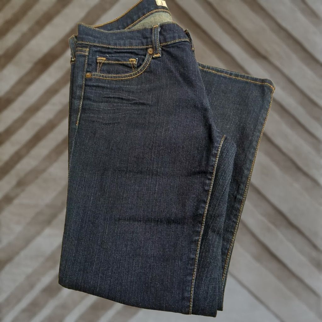 J Brand J Brand Jeans Dark Wash Womens 28 Straight Cotton Blend Inseam 28 Blue 28 Size 28" / US 6 / IT 42 - 1 Thumbnail